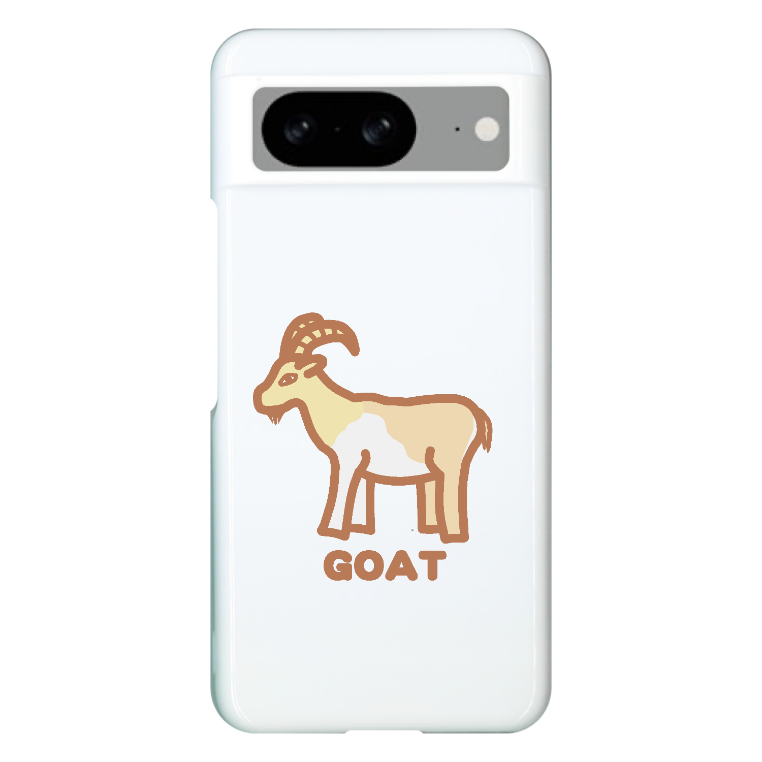 なんだか納得いかないヤギ（き） Google Pixel 8 ハードケース