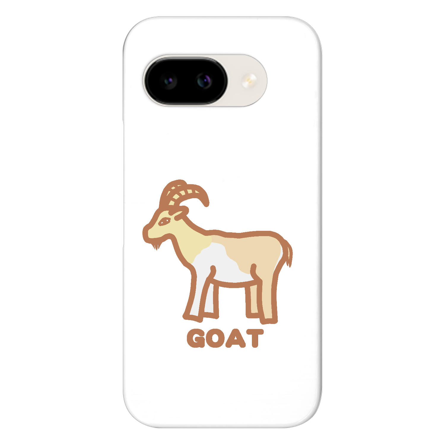 なんだか納得いかないヤギ（き） Google Pixel 9a ハードケース