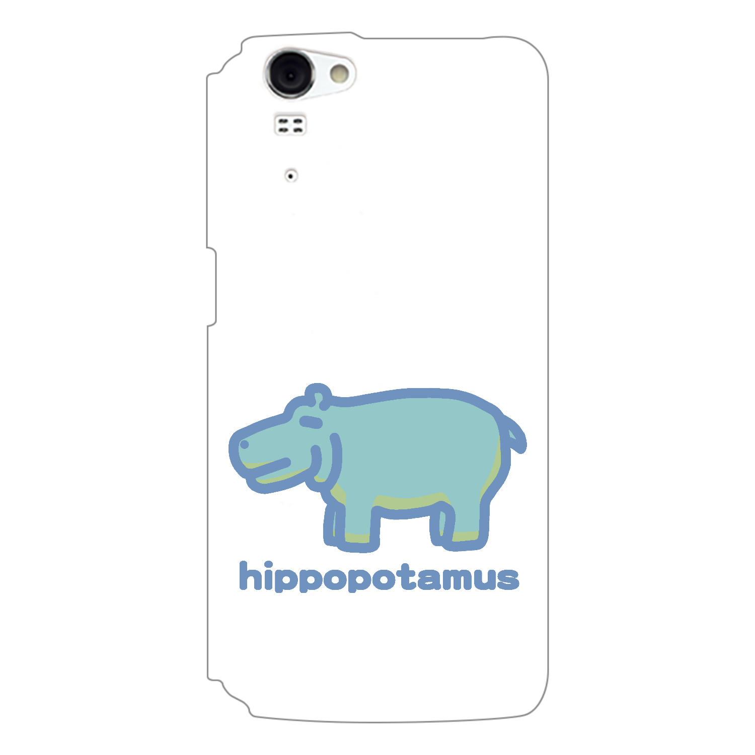 お昼が楽しみなカバ（あお） AQUOS PHONE ZETA(SH-01F)