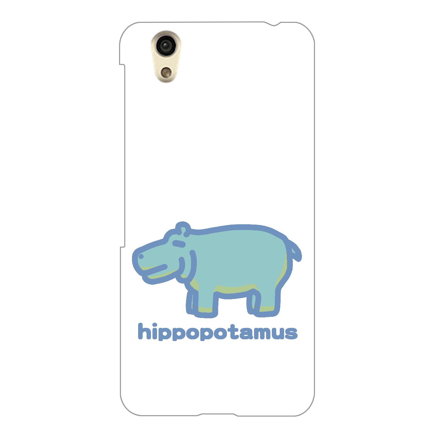 お昼が楽しみなカバ（あお） AQUOS EVER(SH-02J)