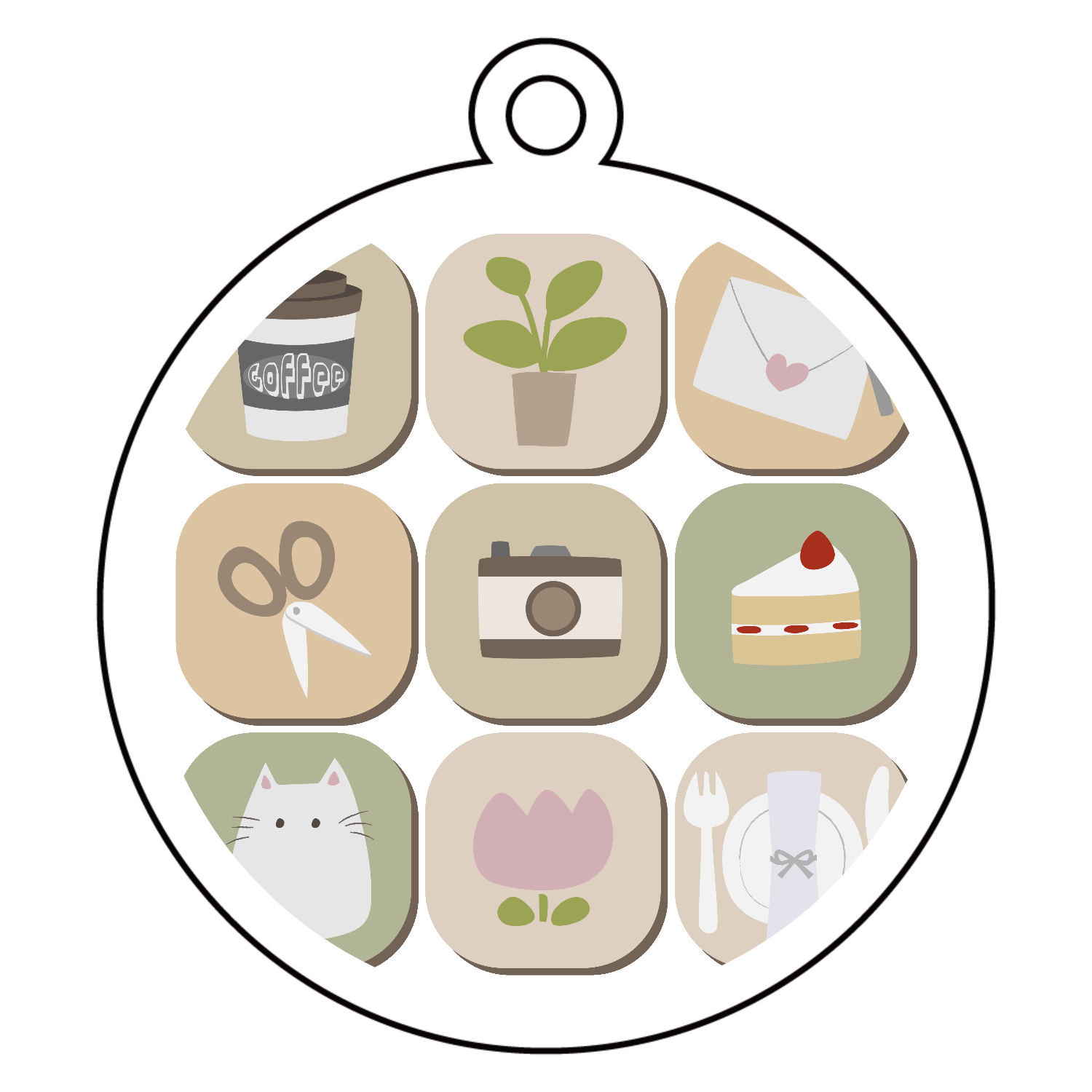 Various items!／いろんなアイテムイラスト！雑貨・ねこ・カメラなど 