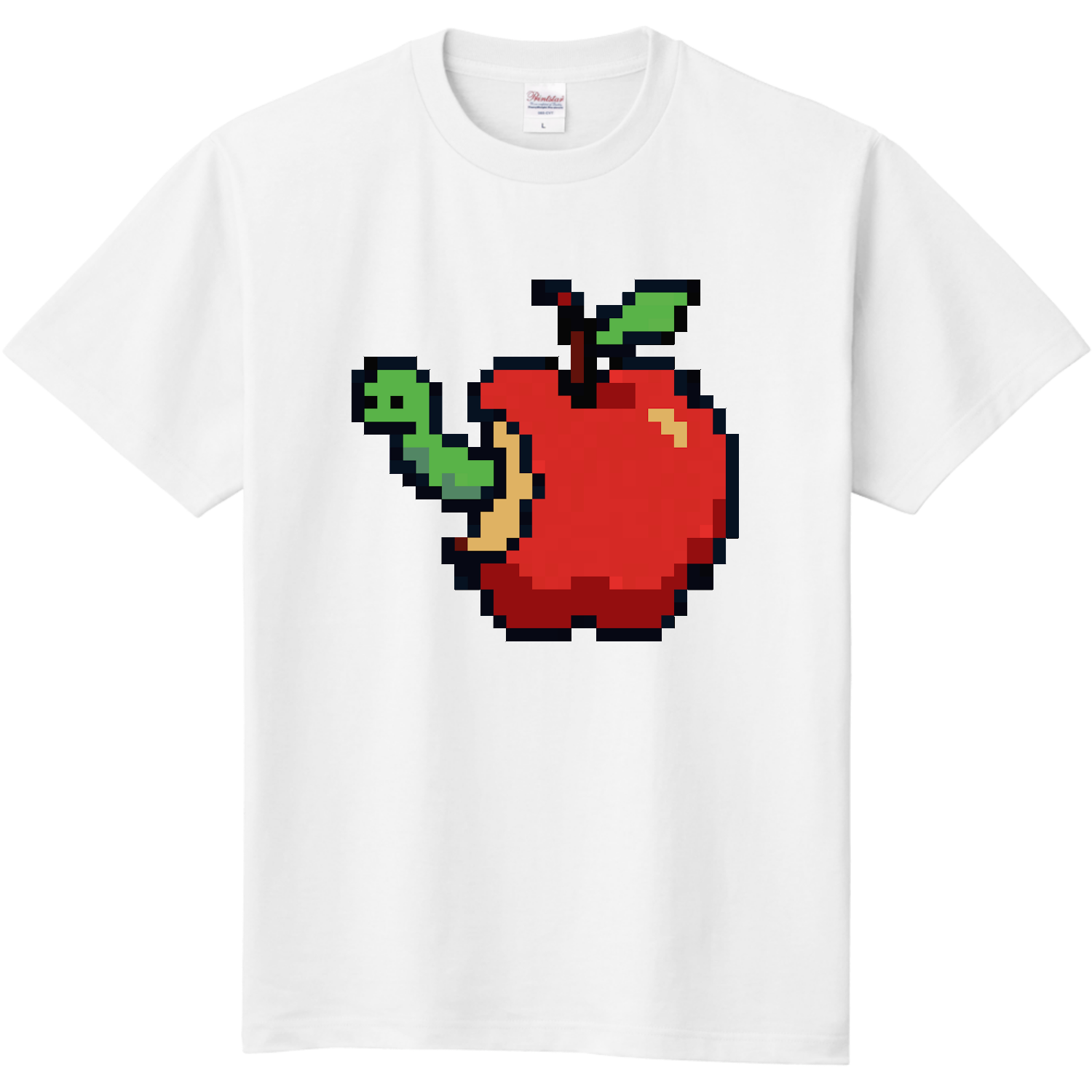 林檎とイモムシ 定番Ｔシャツ