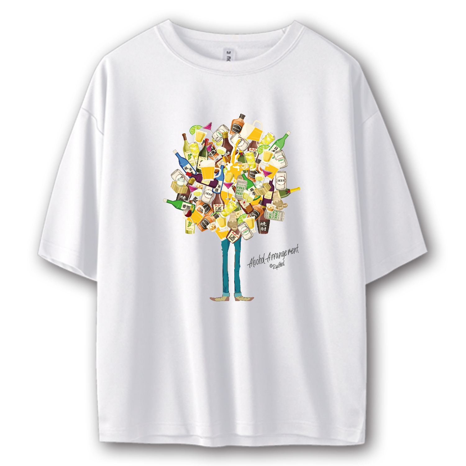 アルコールアレンジメント ストリートＴシャツ