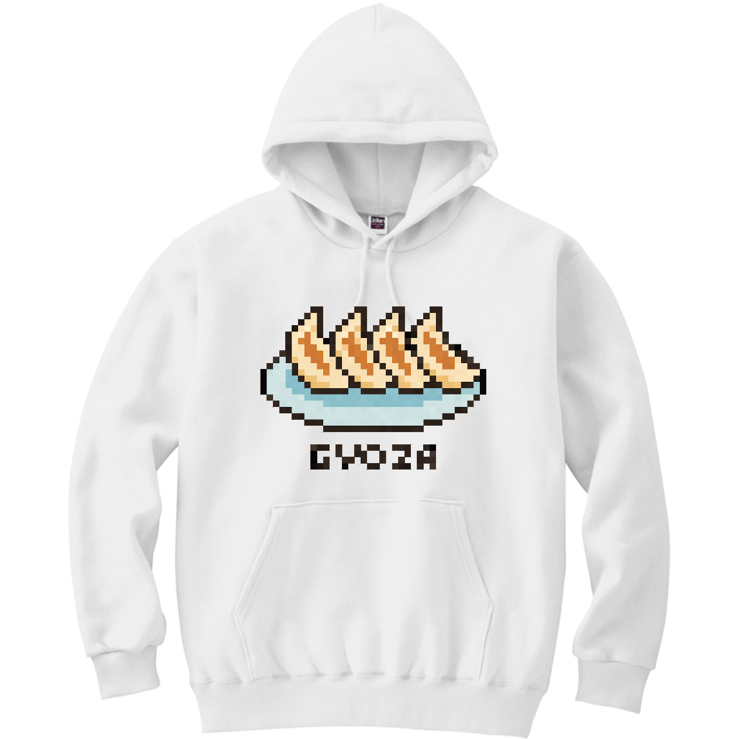 餃子 軽量プルパーカー (長袖プリント)