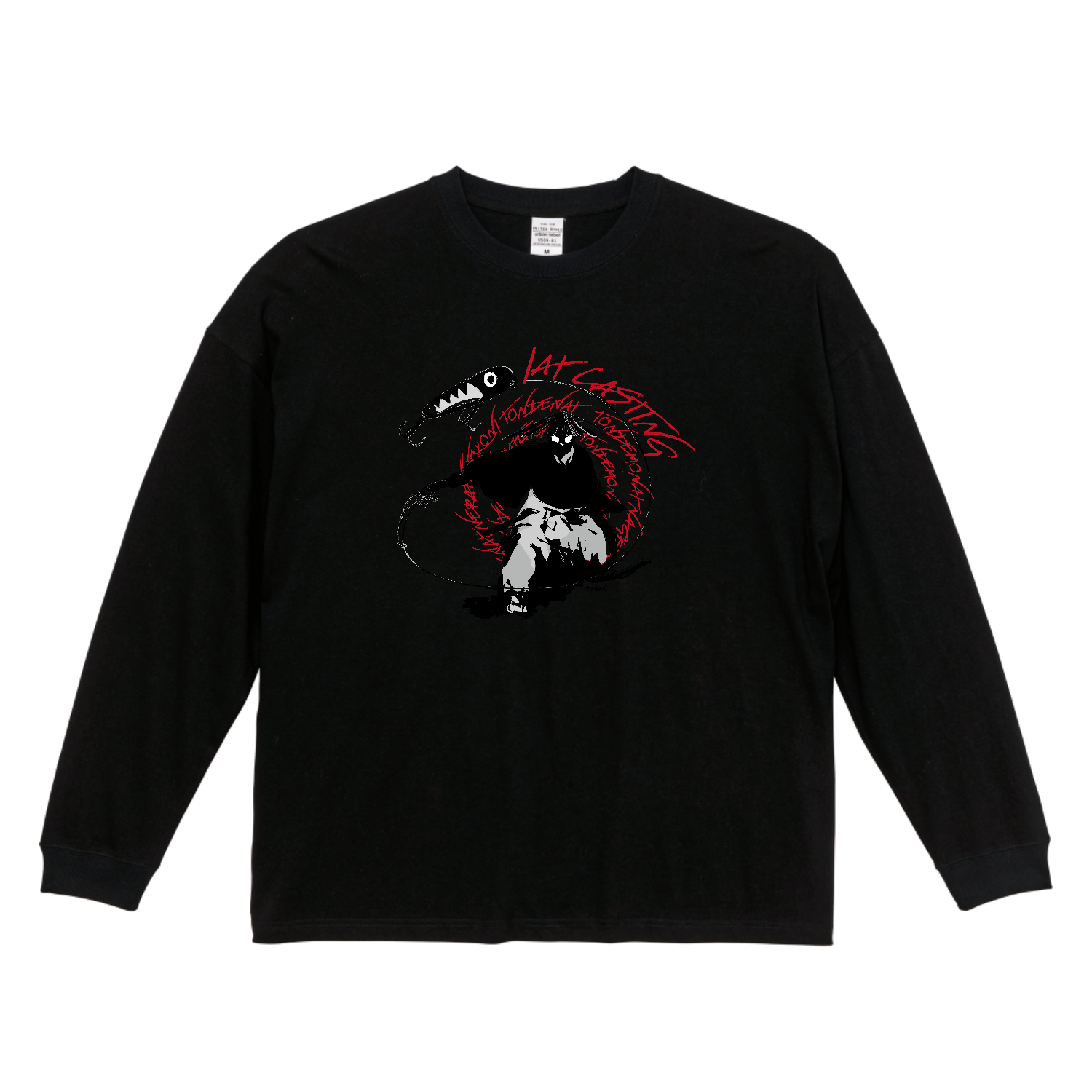 居合キャスティング ビッグシルエットロングスリーブＴシャツ
