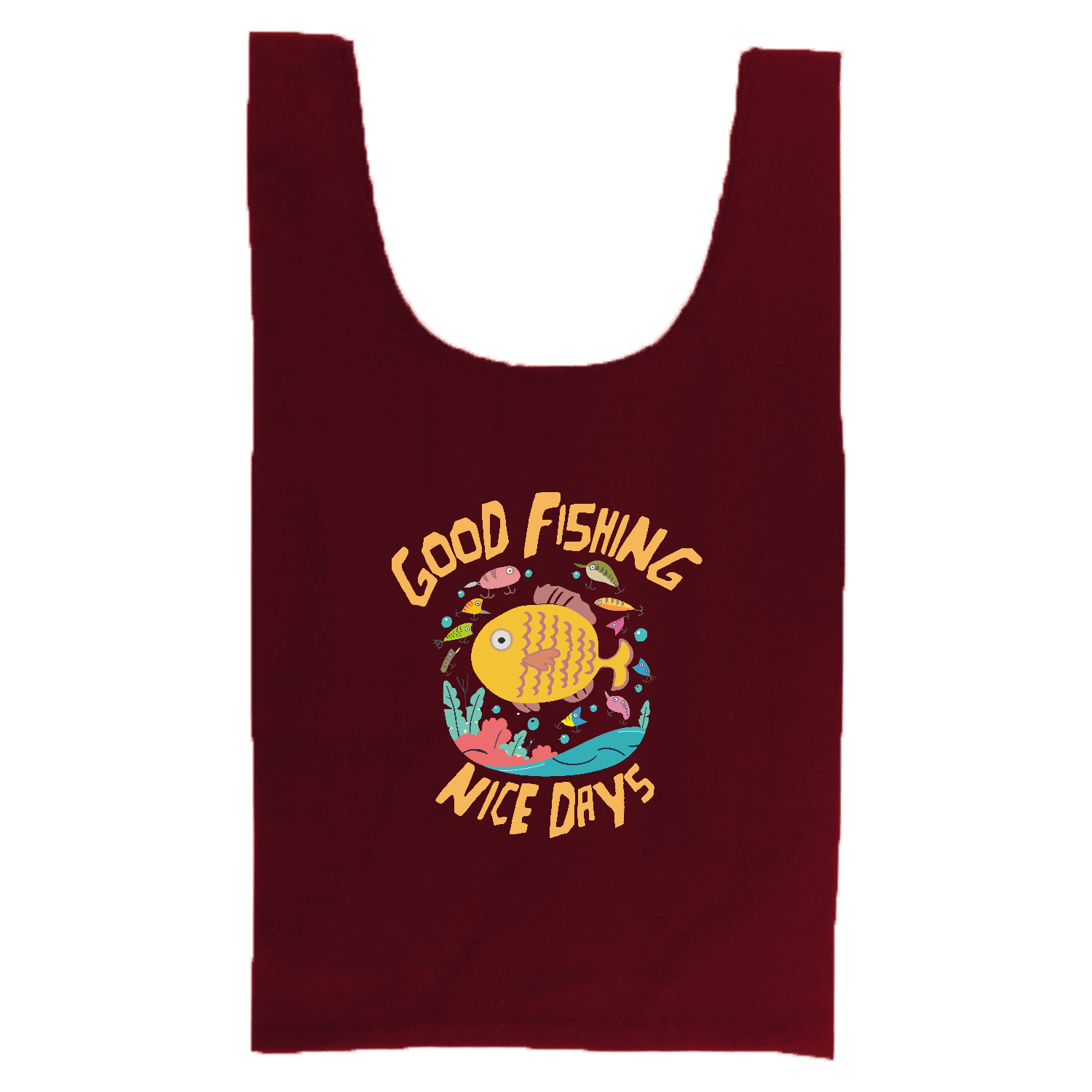 グッドフィッシング 厚手コットンマルシェバッグ（Ｍ）