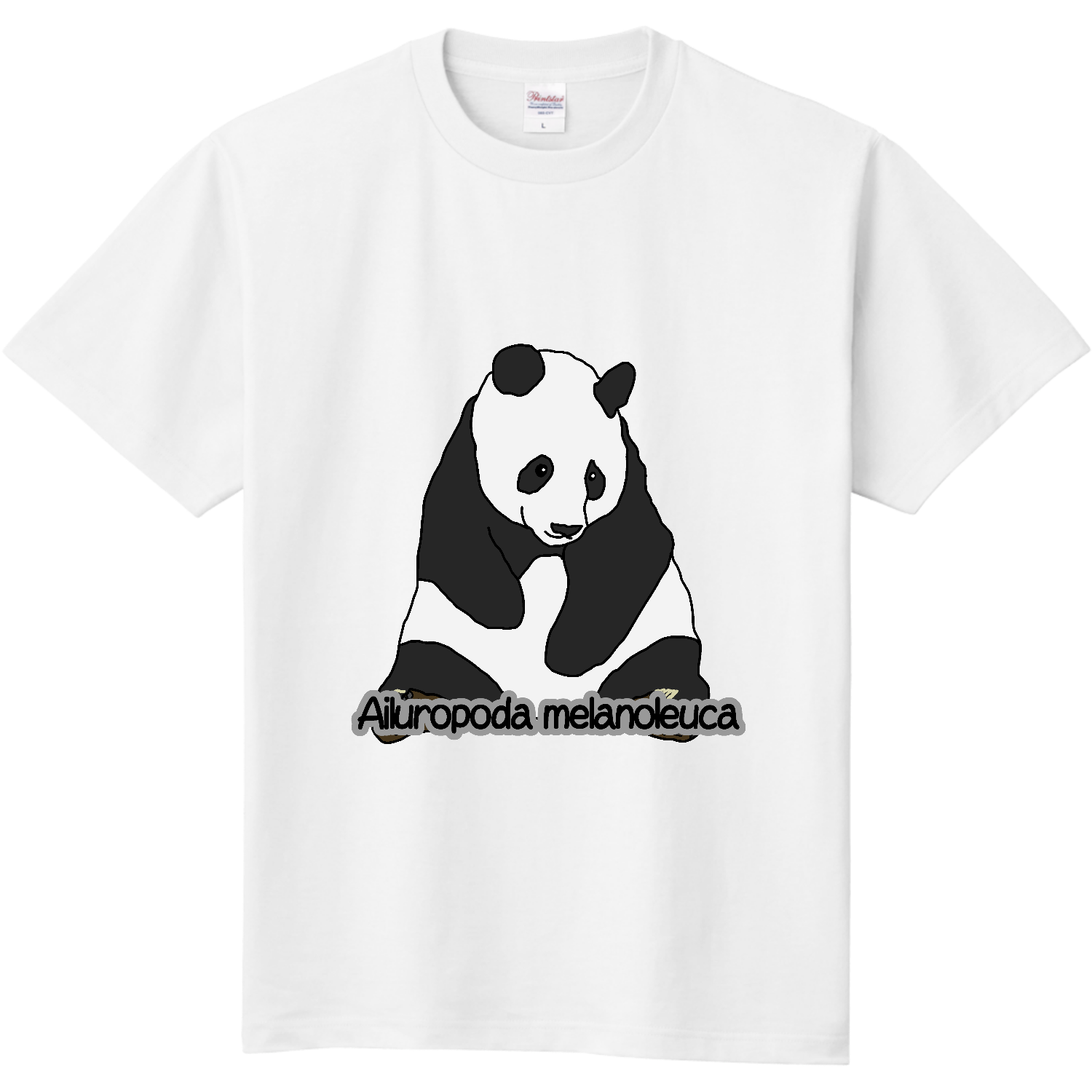 パンダのイラスト キッズＴシャツ