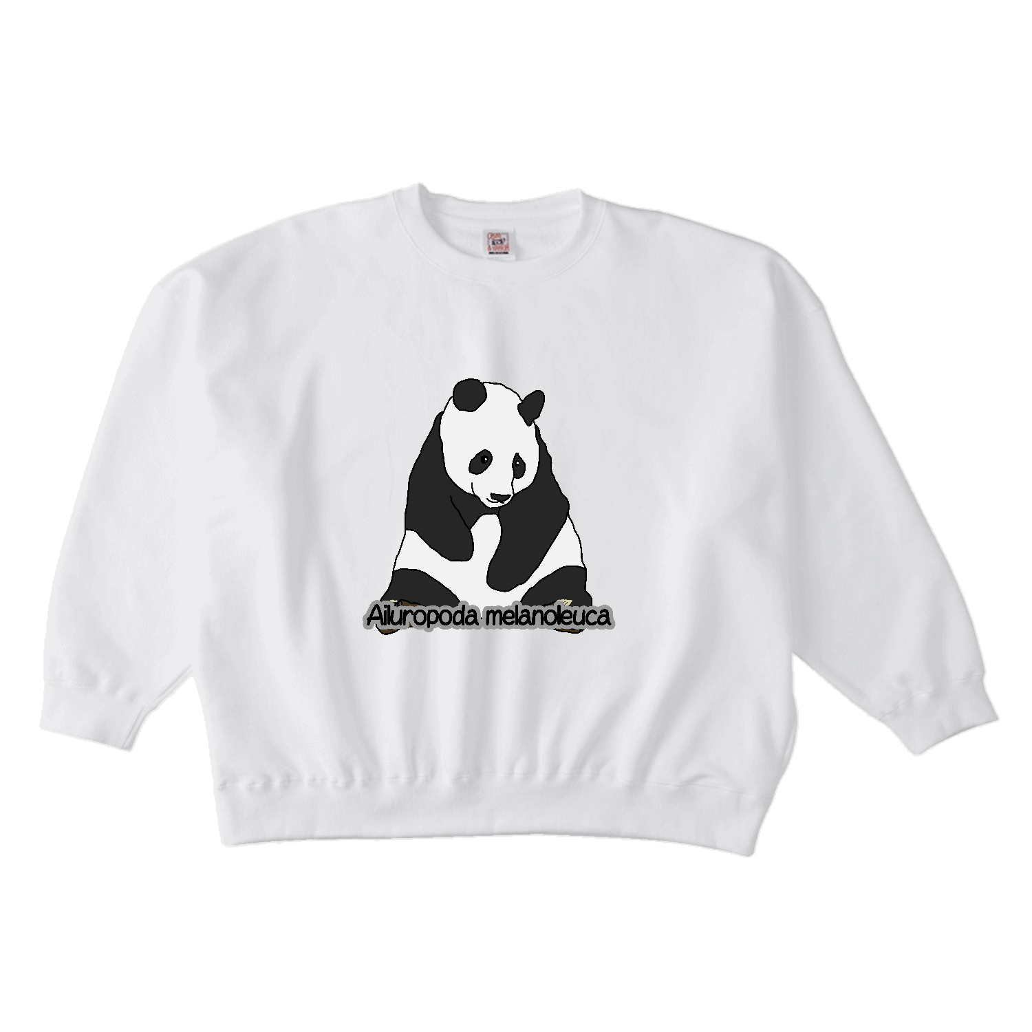 パンダのイラスト レギュラーウェイトビッグシルエットスウェットシャツ