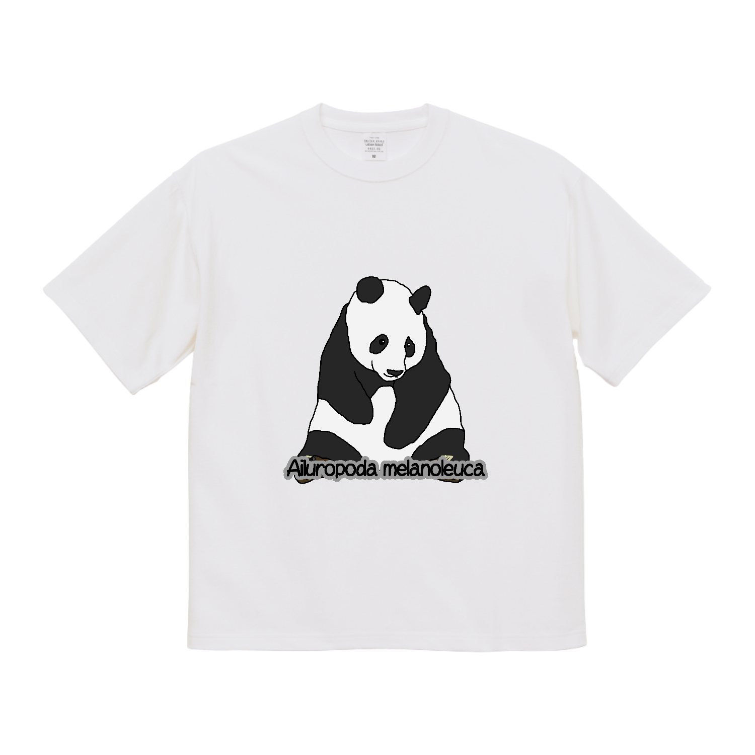 パンダのイラスト マグナムウェイトビッグシルエットＴシャツ