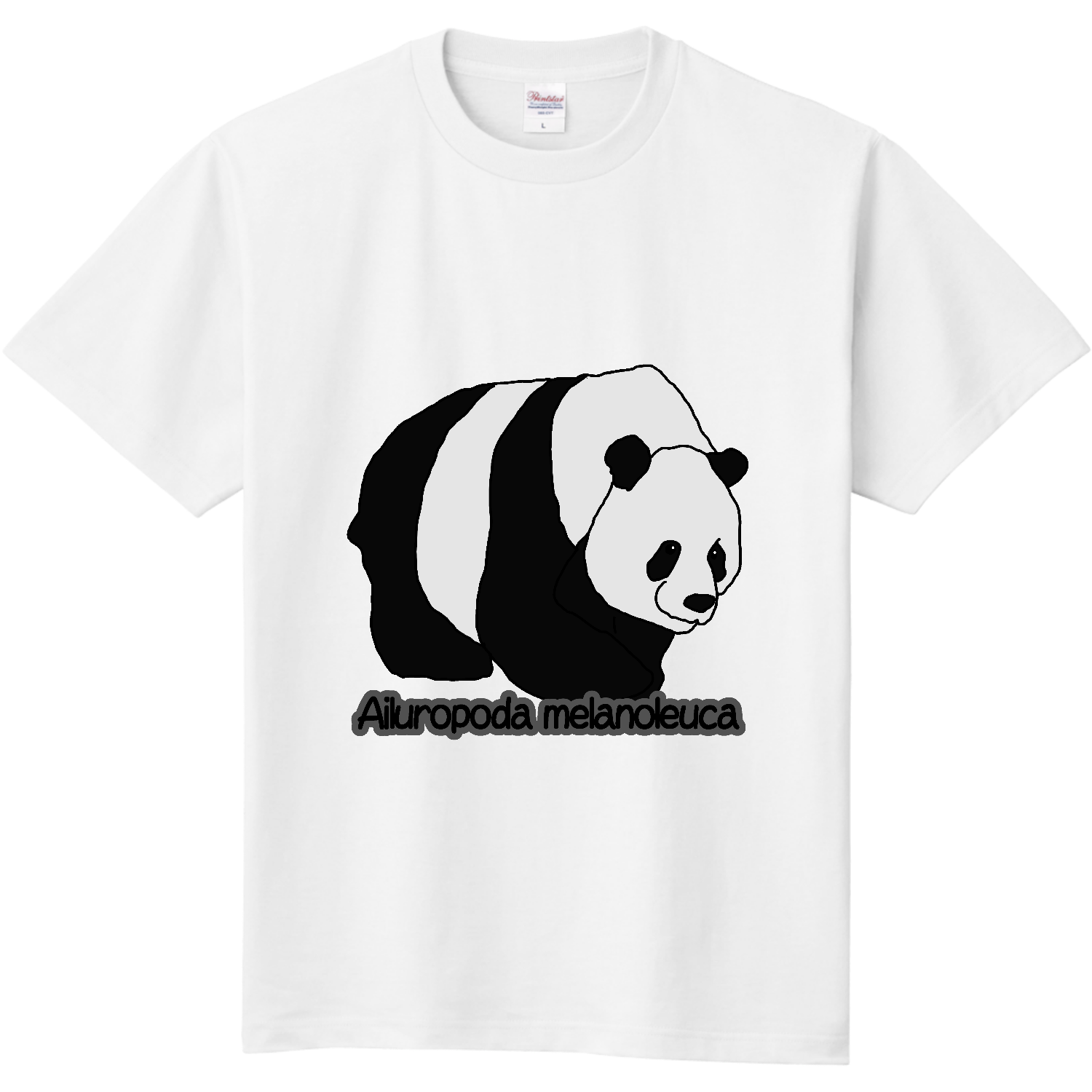 パンダのイラスト キッズＴシャツ