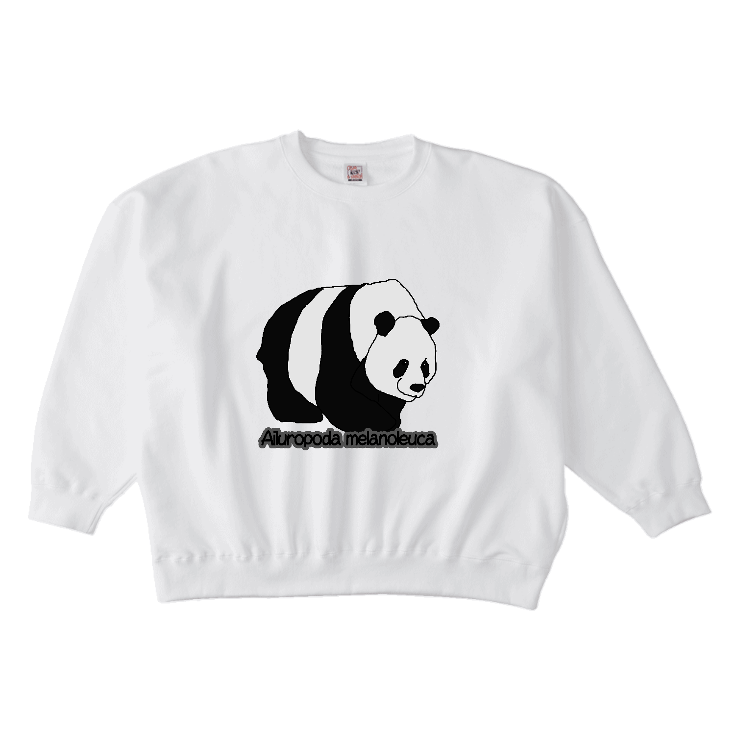 パンダのイラスト レギュラーウェイトビッグシルエットスウェットシャツ