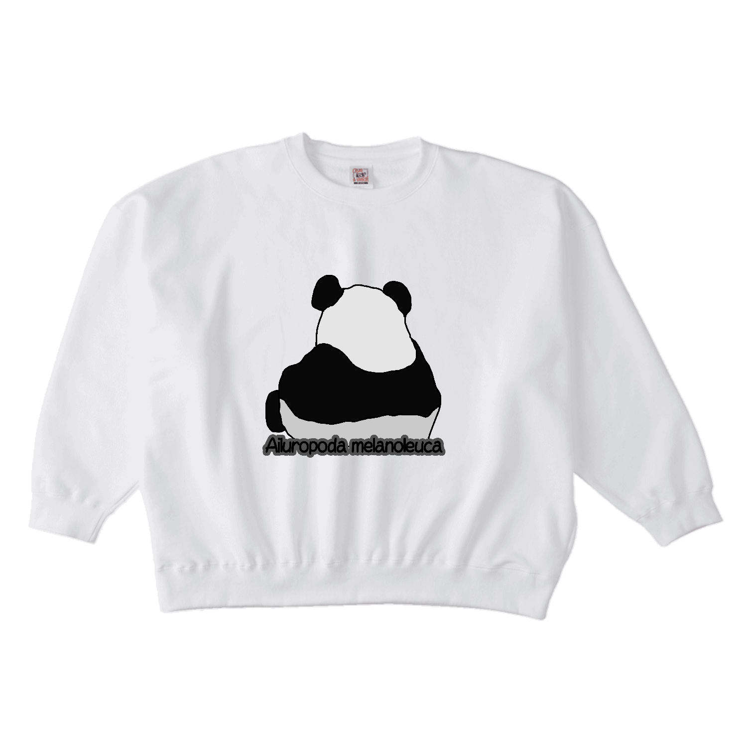 パンダのイラスト レギュラーウェイトビッグシルエットスウェットシャツ
