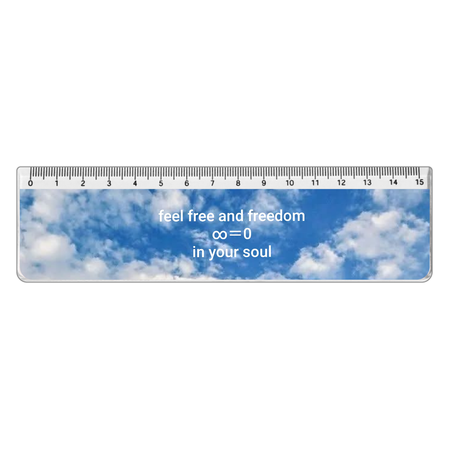 ffaf空アクリルクリア定規1