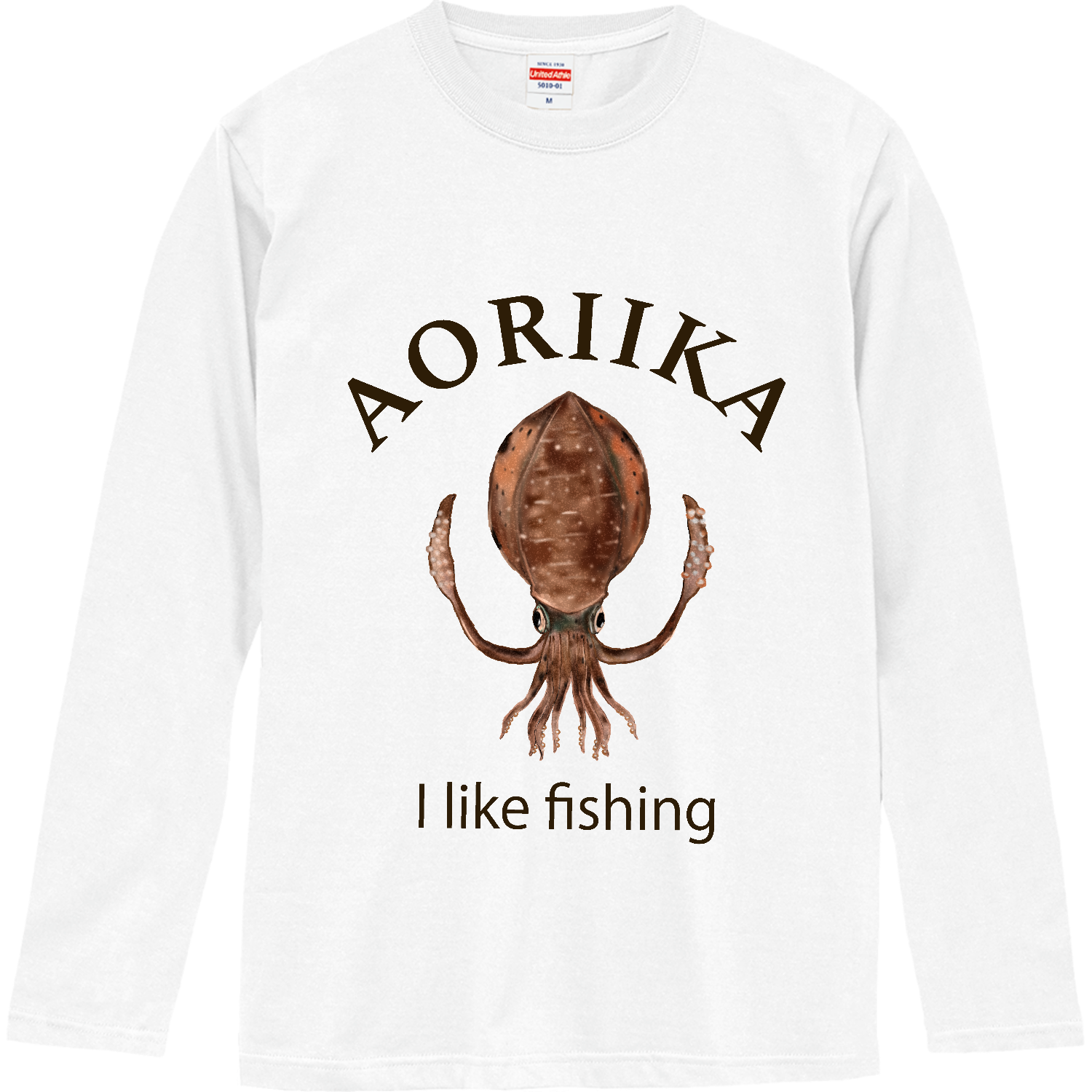 アオリイカマスター ロングスリーブTシャツ