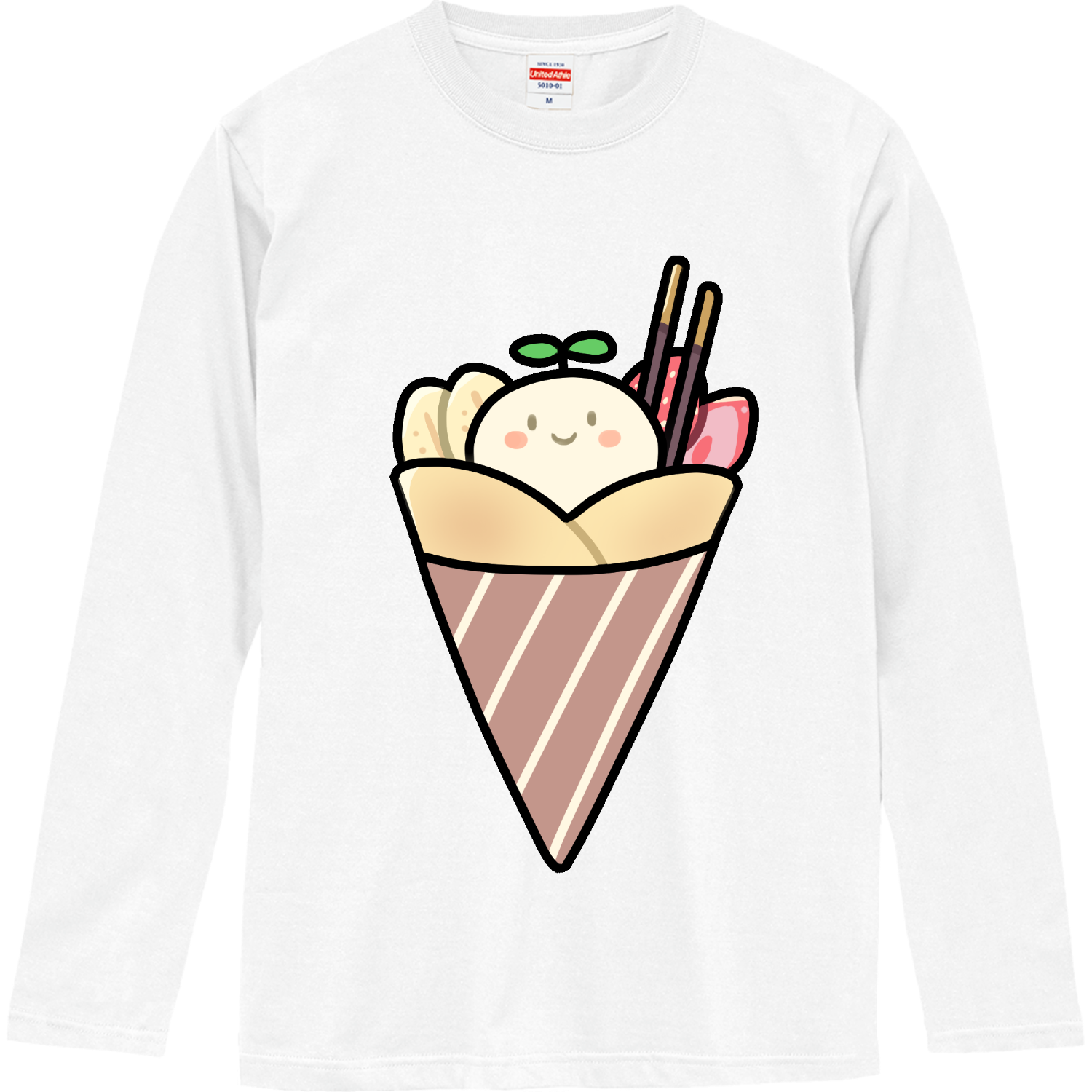 クレープ ロングスリーブTシャツ