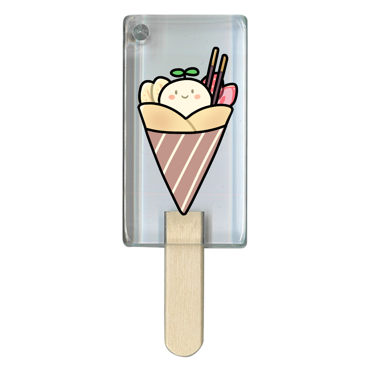 クレープ アイス型アクリルチャーム