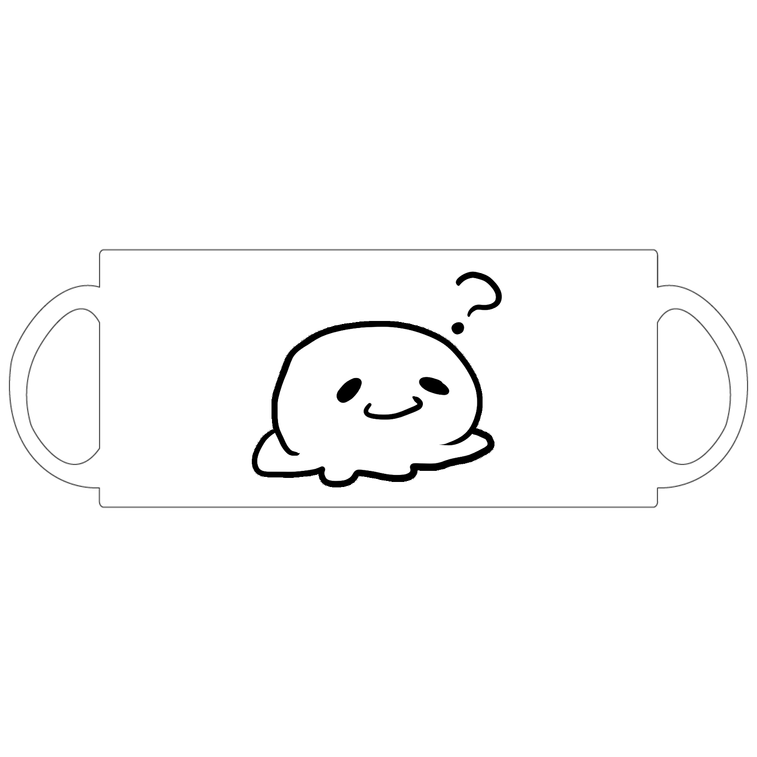 疑問に思うお餅定番マグカップ1