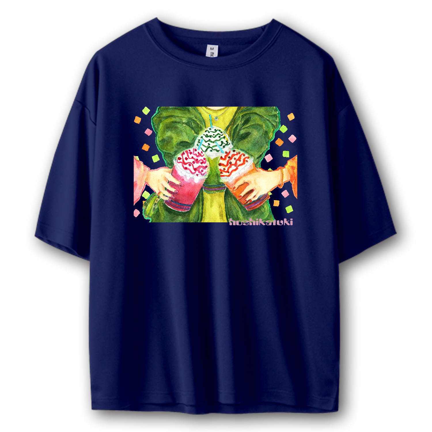 推し色フラペチーノ ストリートＴシャツ
