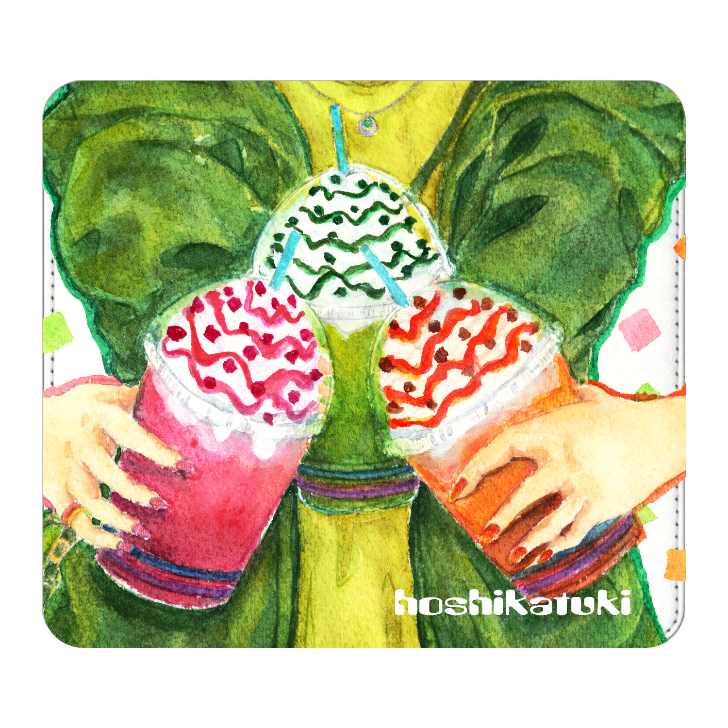 推し色フラペチーノマウスパッド1