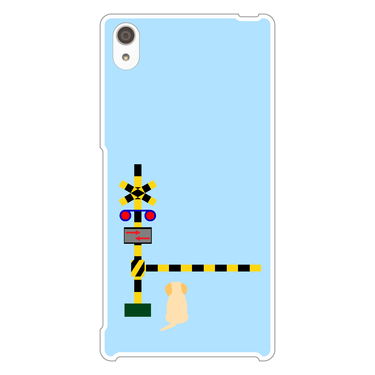 踏切のわんこ（あお） Xperia Z5 Premium(SO-03H)