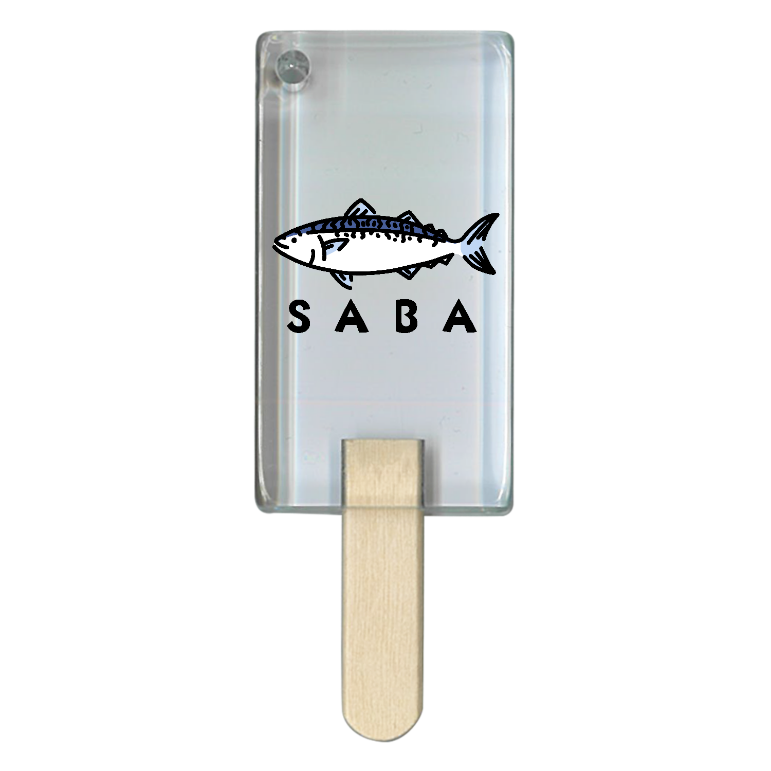 かわいいゆるサバ アイス型アクリルチャーム