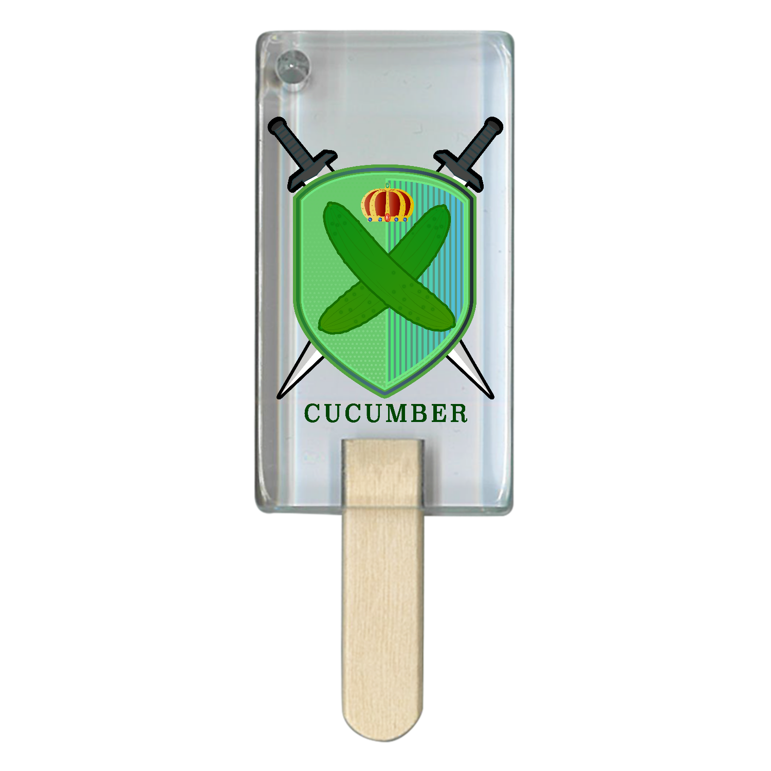 きゅうりキング アイス型アクリルチャーム