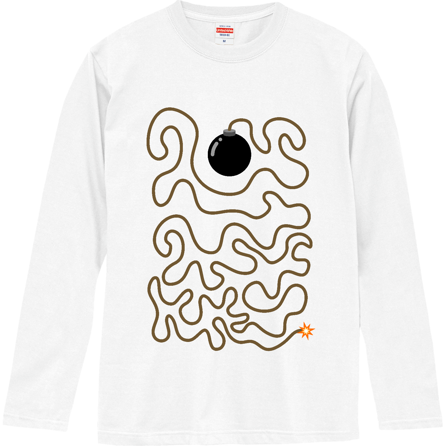 長い長い導火線 ロングスリーブTシャツ