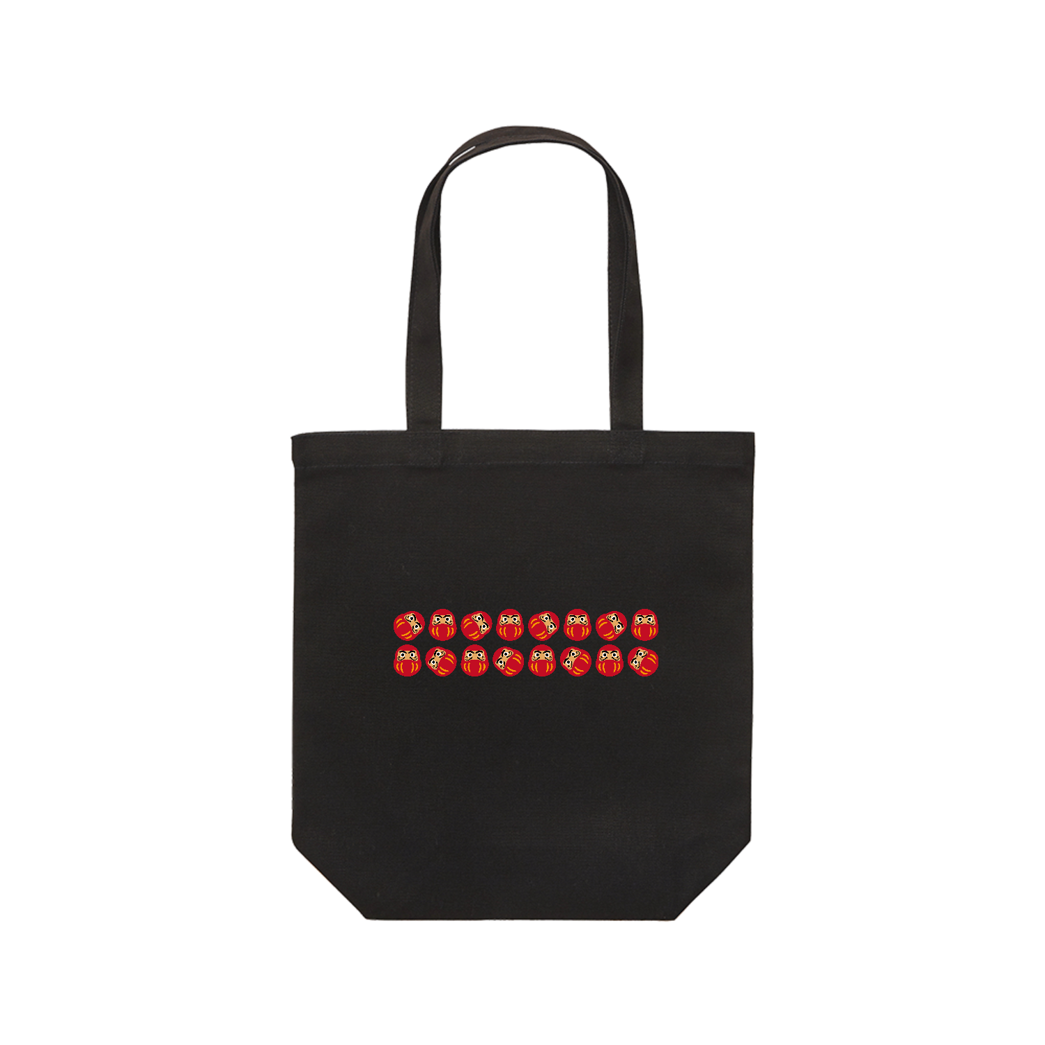 だるまさん レギュラーキャンバストートバッグ(M) (フルカラー転写プリント)