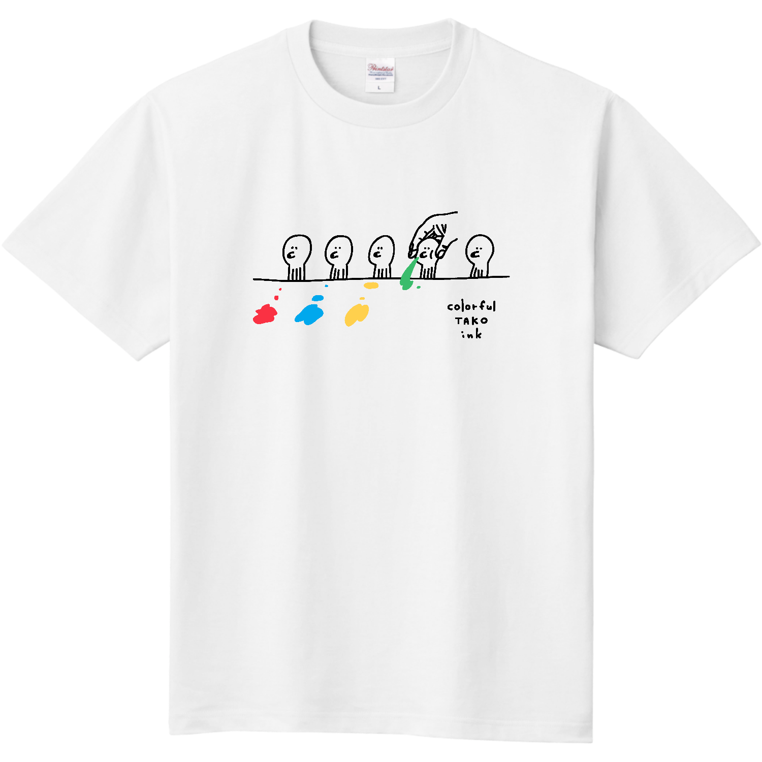 カラフルタコインク 定番Ｔシャツ