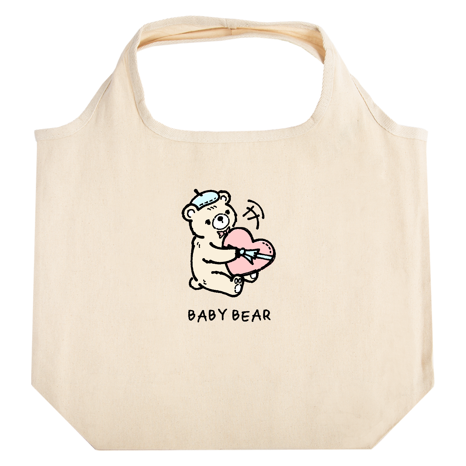 バレンタイン ハートとこぐまくん CO たためるマルシェ【白プリントあり】
