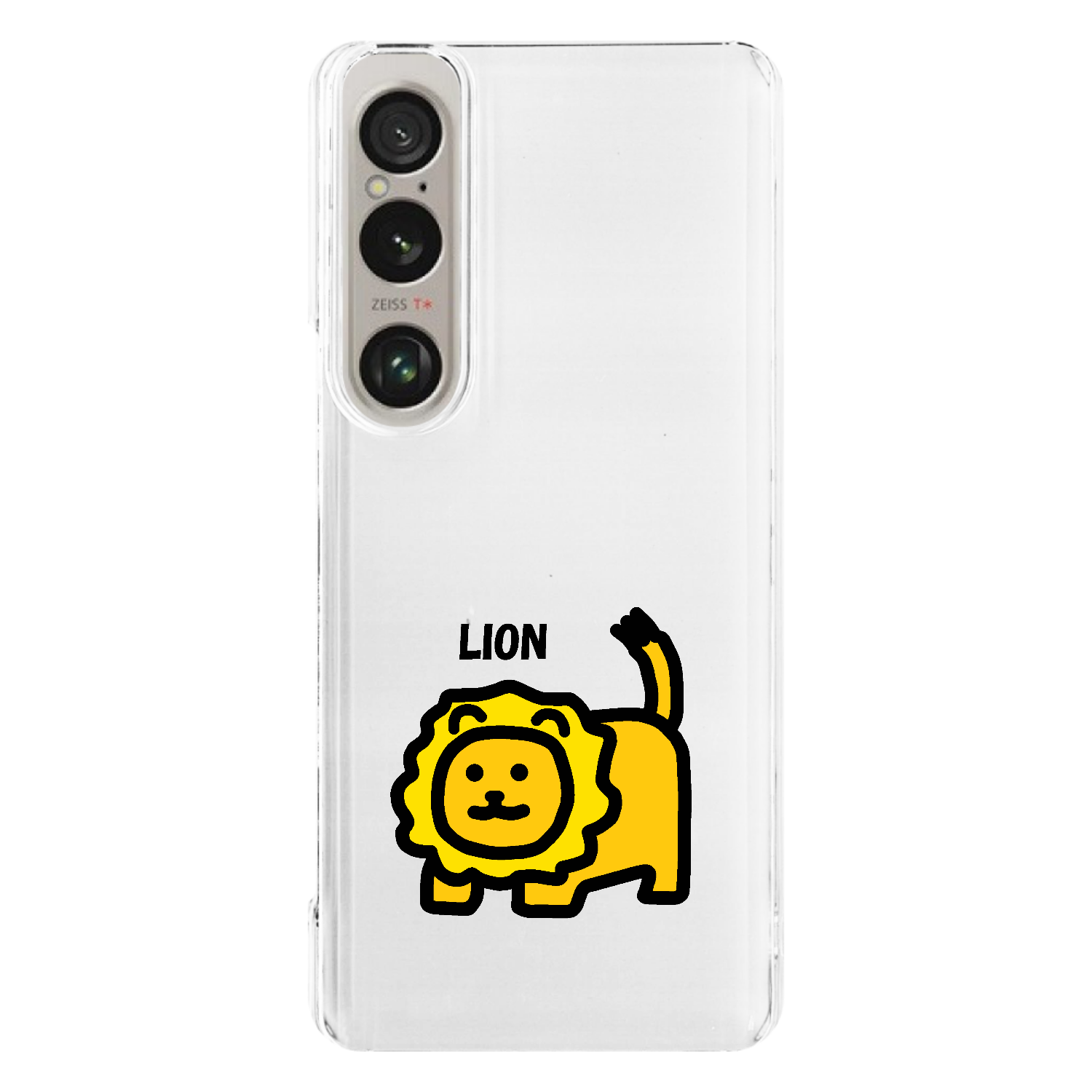 ライオン Xperia 1 VI (SO-51E/SOG13/A401SO/XQ-EC44) ハードケース