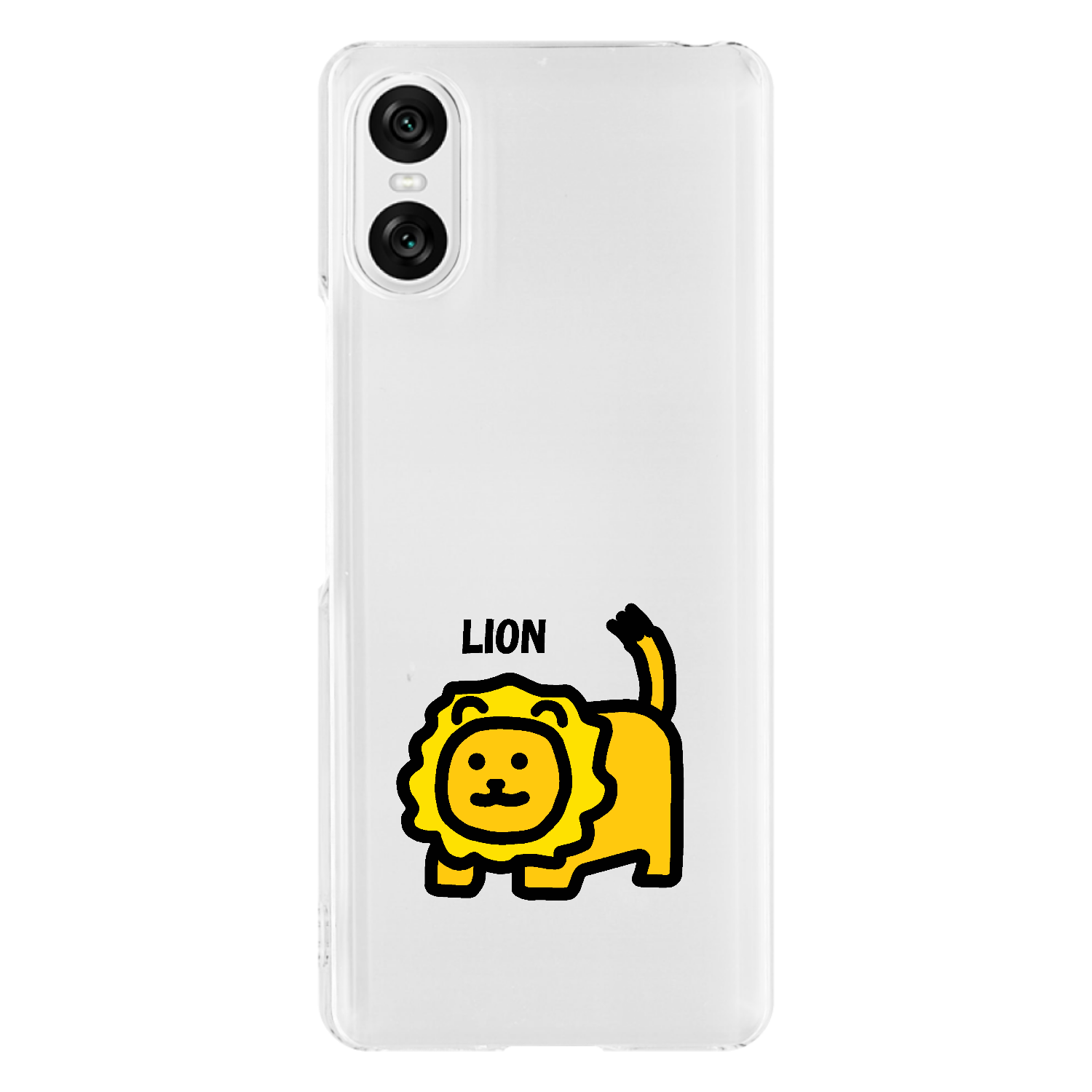ライオン Xperia 10 VI (SO-52E/SOG14/A402SO/XQ-ES72) ハードケース