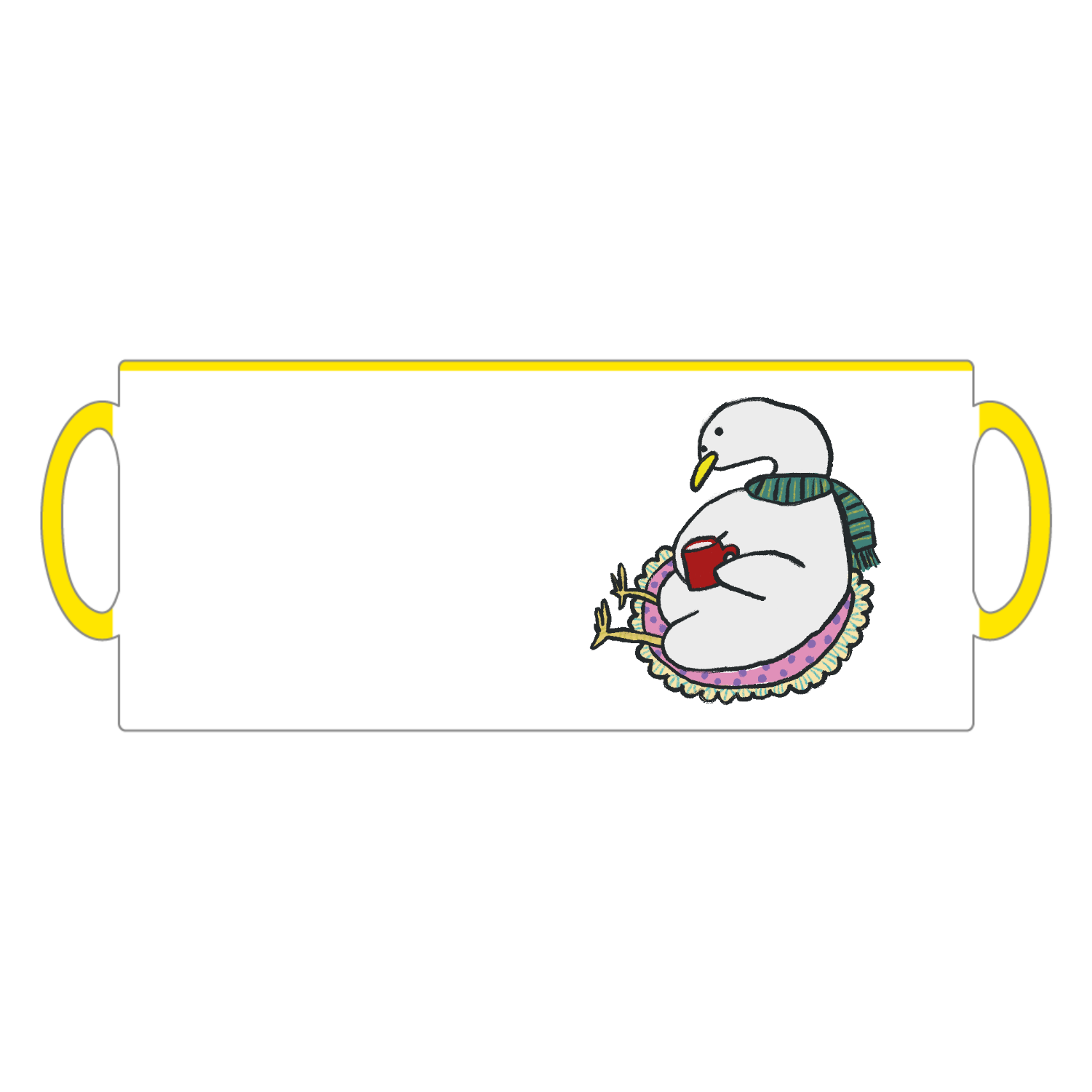 アヒルさん2トーンマグカップ1