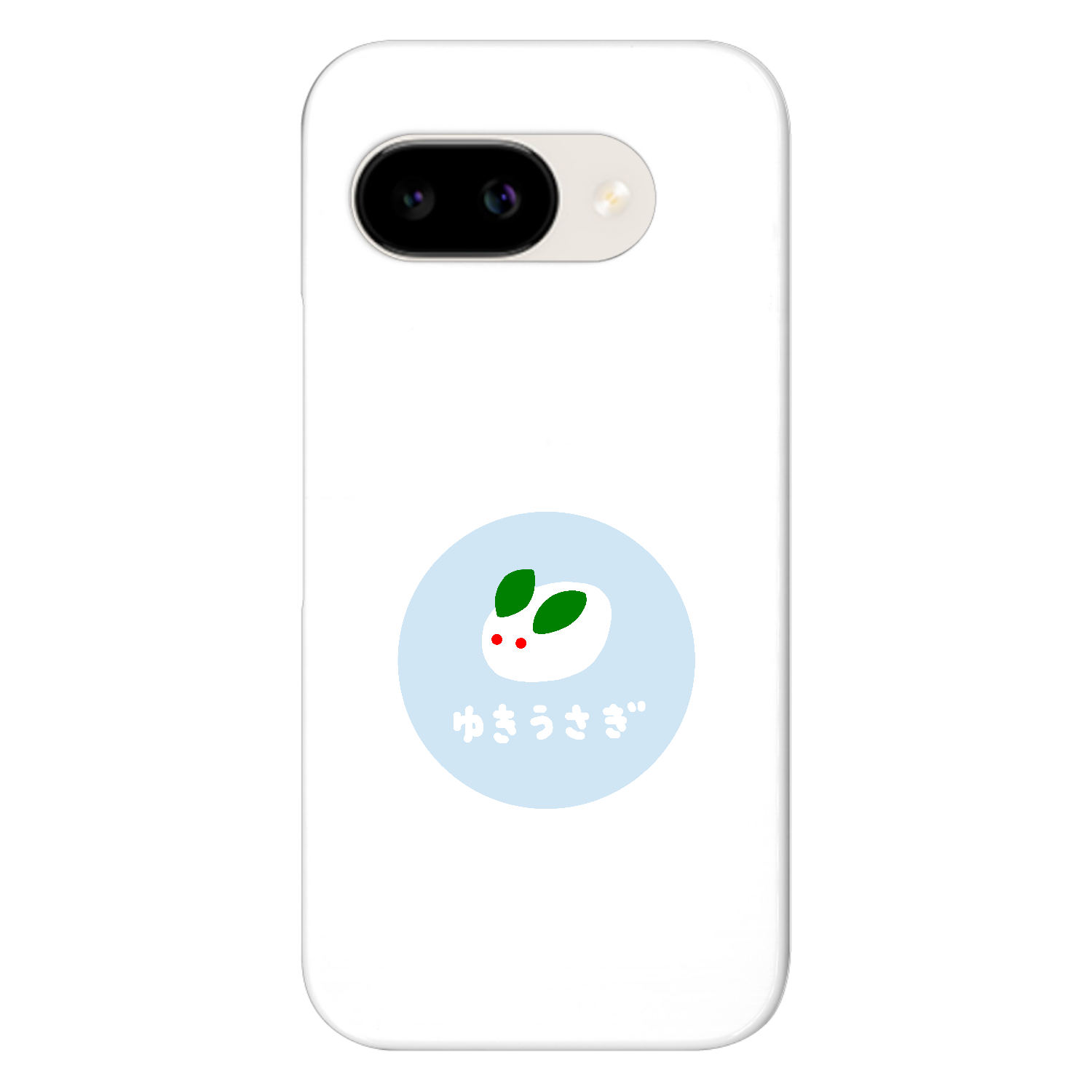 雪うさぎ（あお） Google Pixel 9a ハードケース