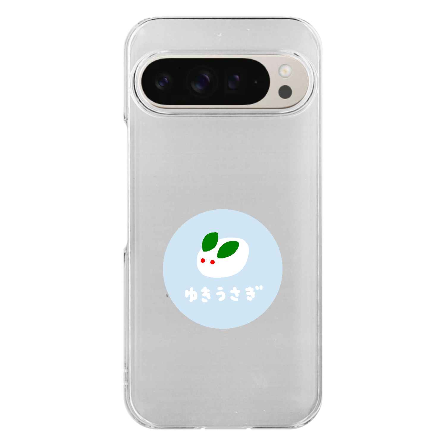 雪うさぎ（あお） Google Pixel9/9Pro ハードケース