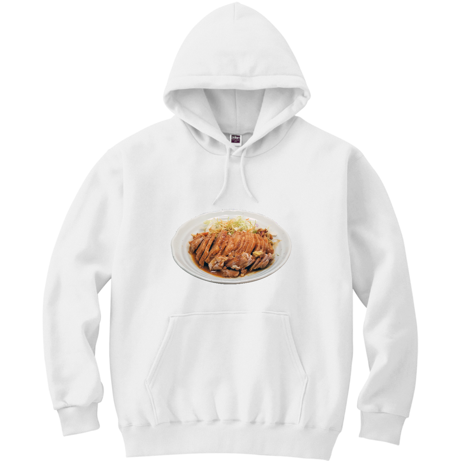 バンバンジー（棒棒鸡） 軽量プルパーカー (長袖プリント)