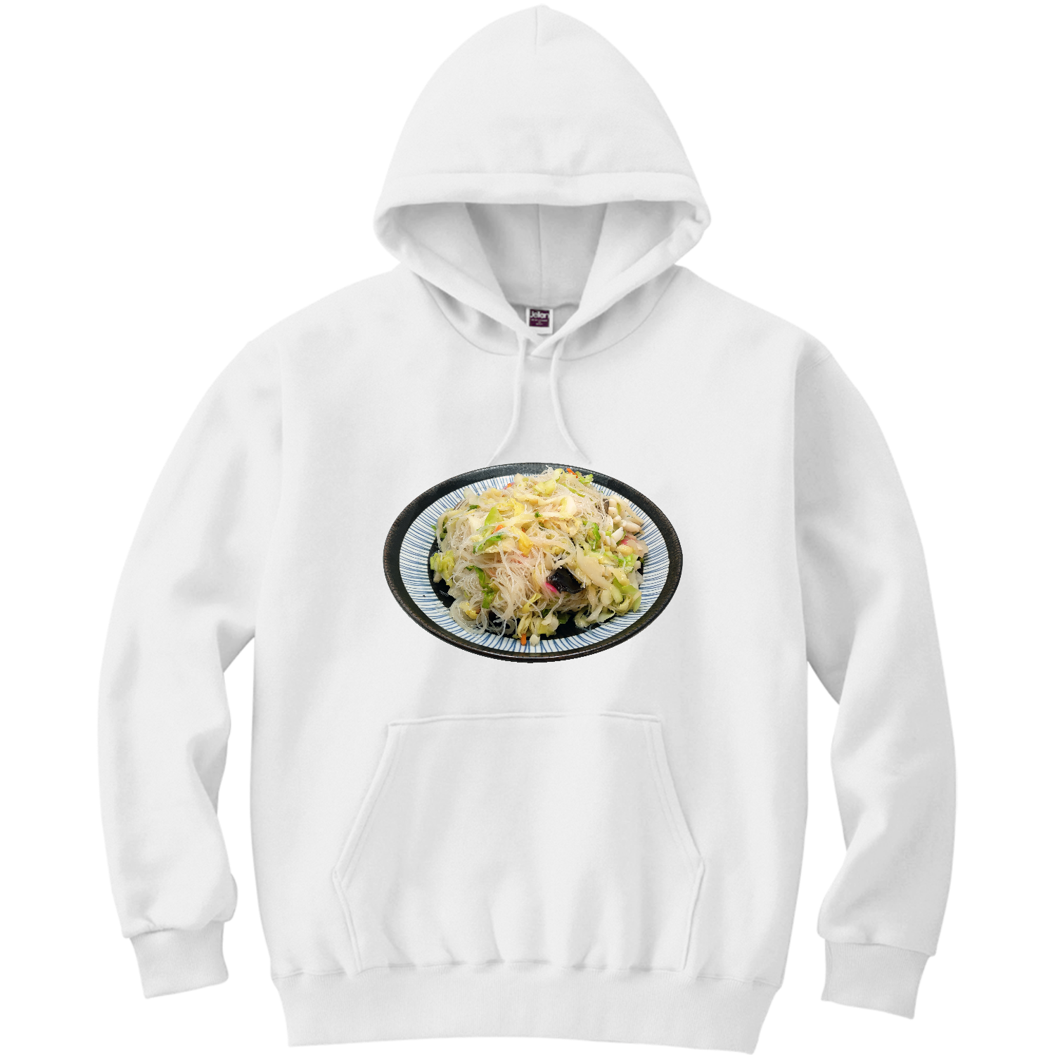 焼きビーフン 軽量プルパーカー (長袖プリント)