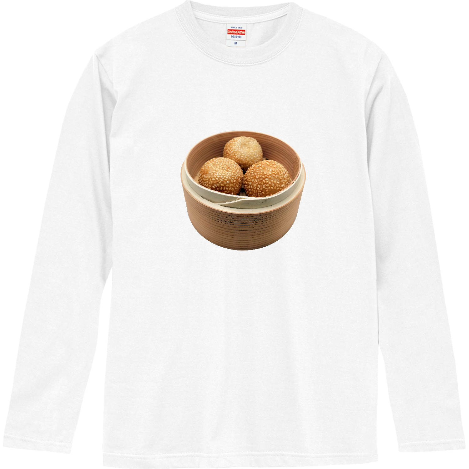 ごま団子（芝麻饺子） ロングスリーブTシャツ