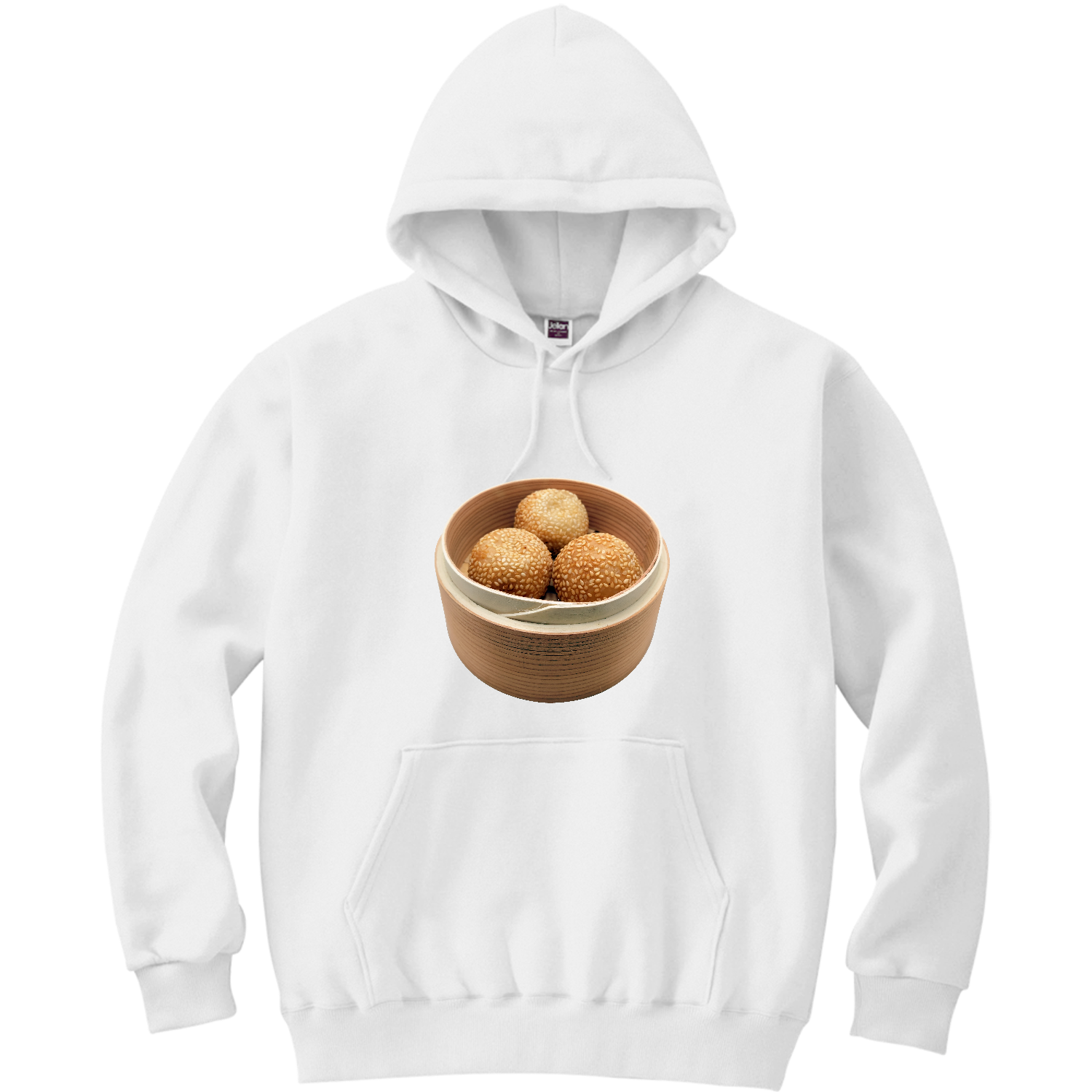 ごま団子（芝麻饺子） 軽量プルパーカー (長袖プリント)