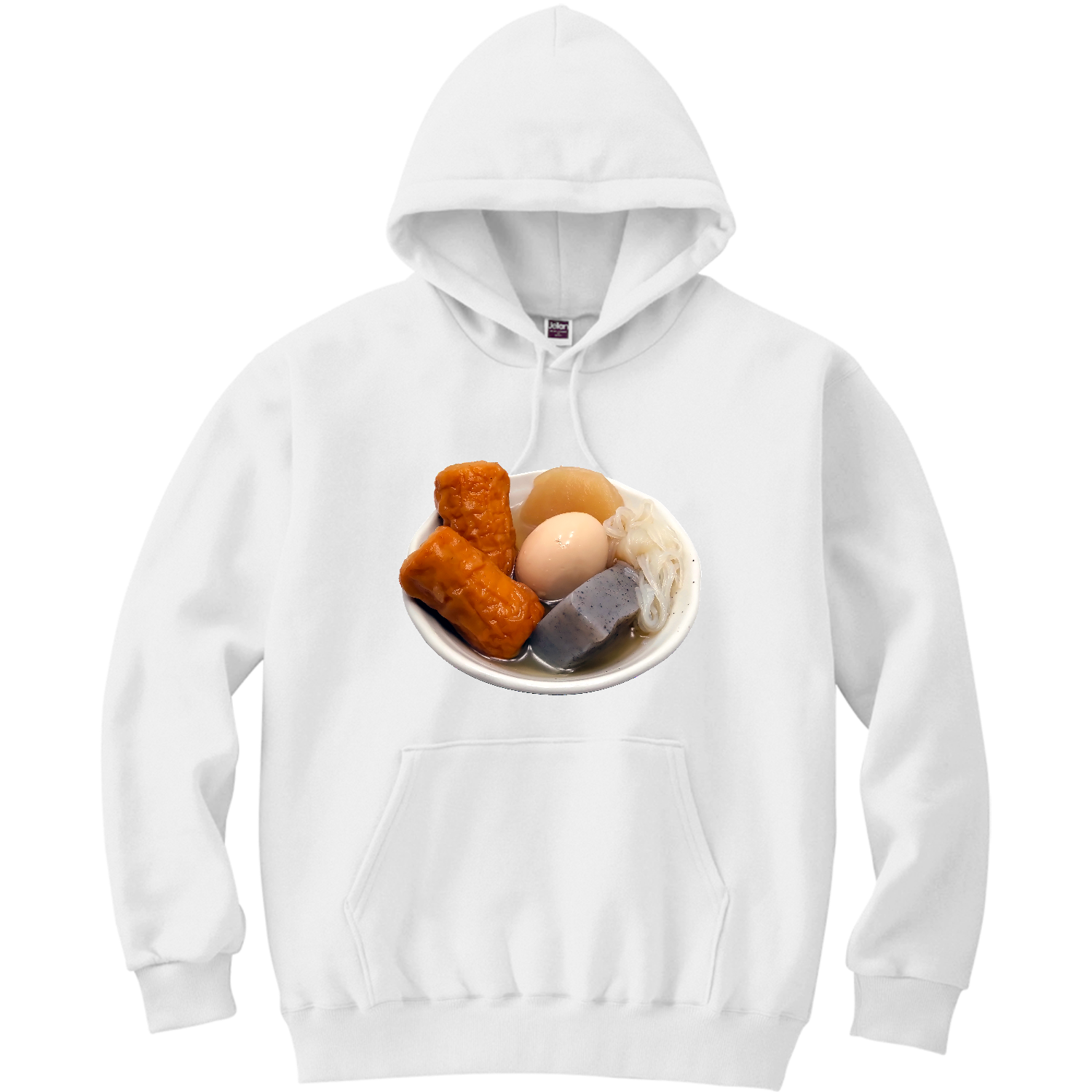 おでん 軽量プルパーカー (長袖プリント)