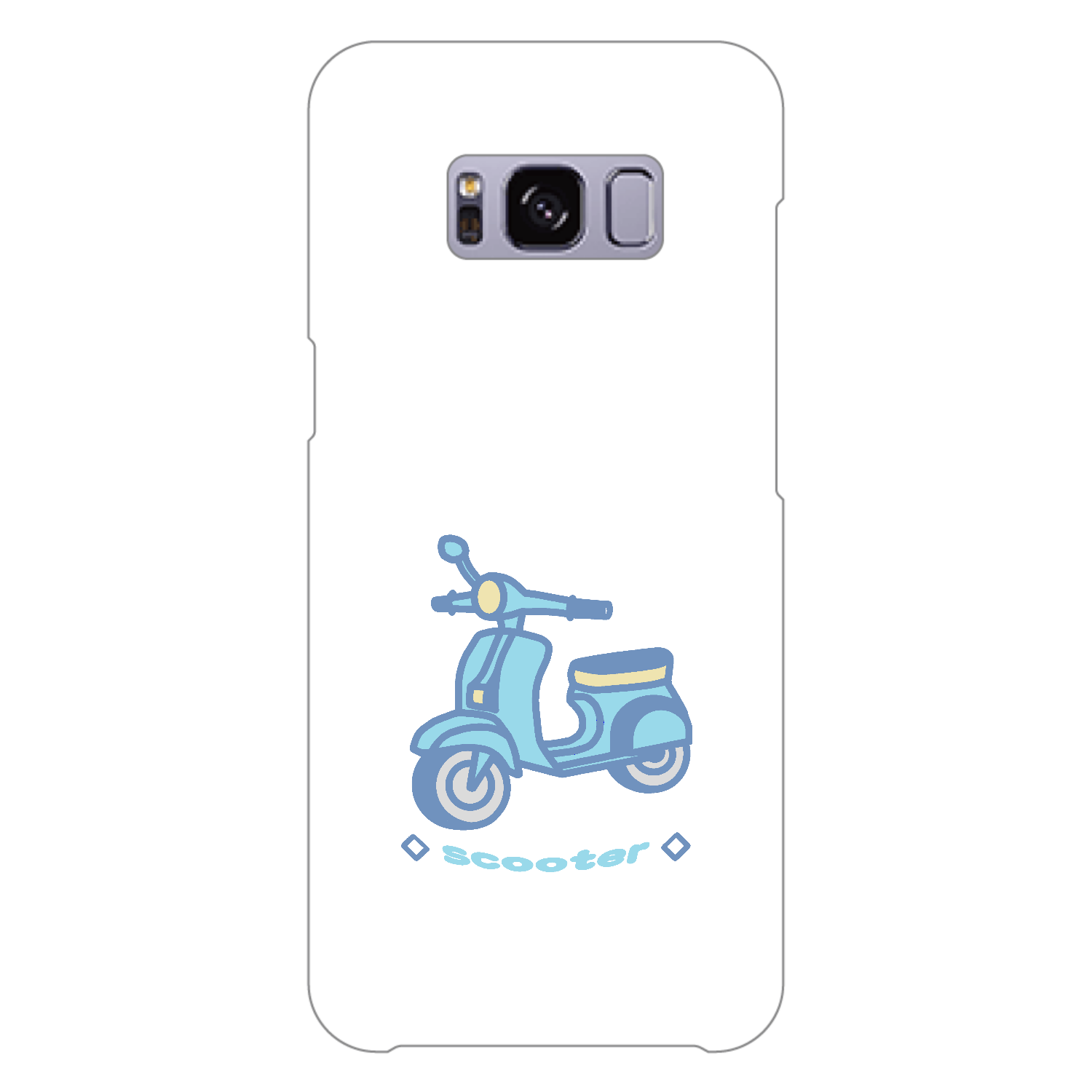 スクーターⅡ Galaxy S8 (SC-02J)(白)