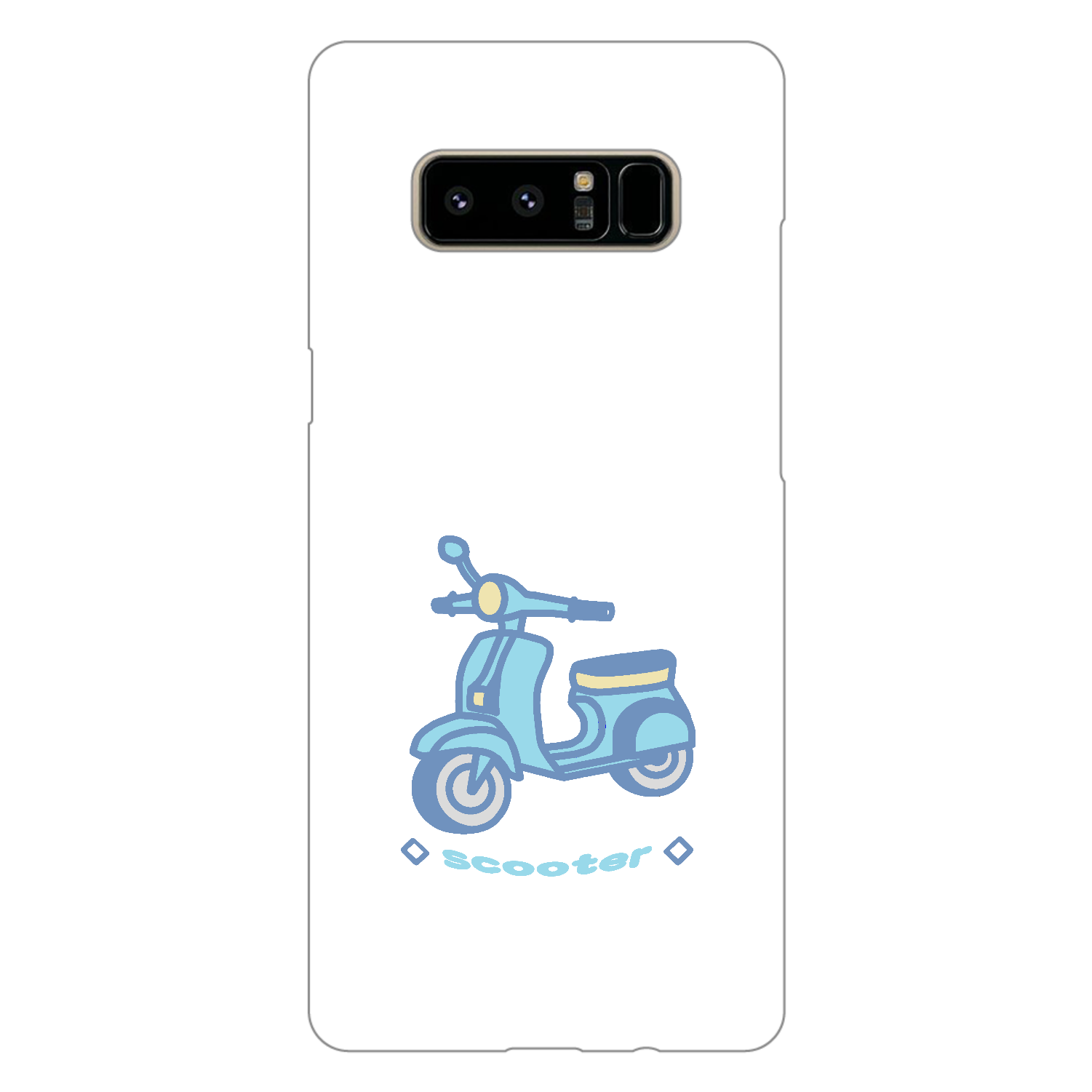 スクーターⅡ Galaxy Note8（白）