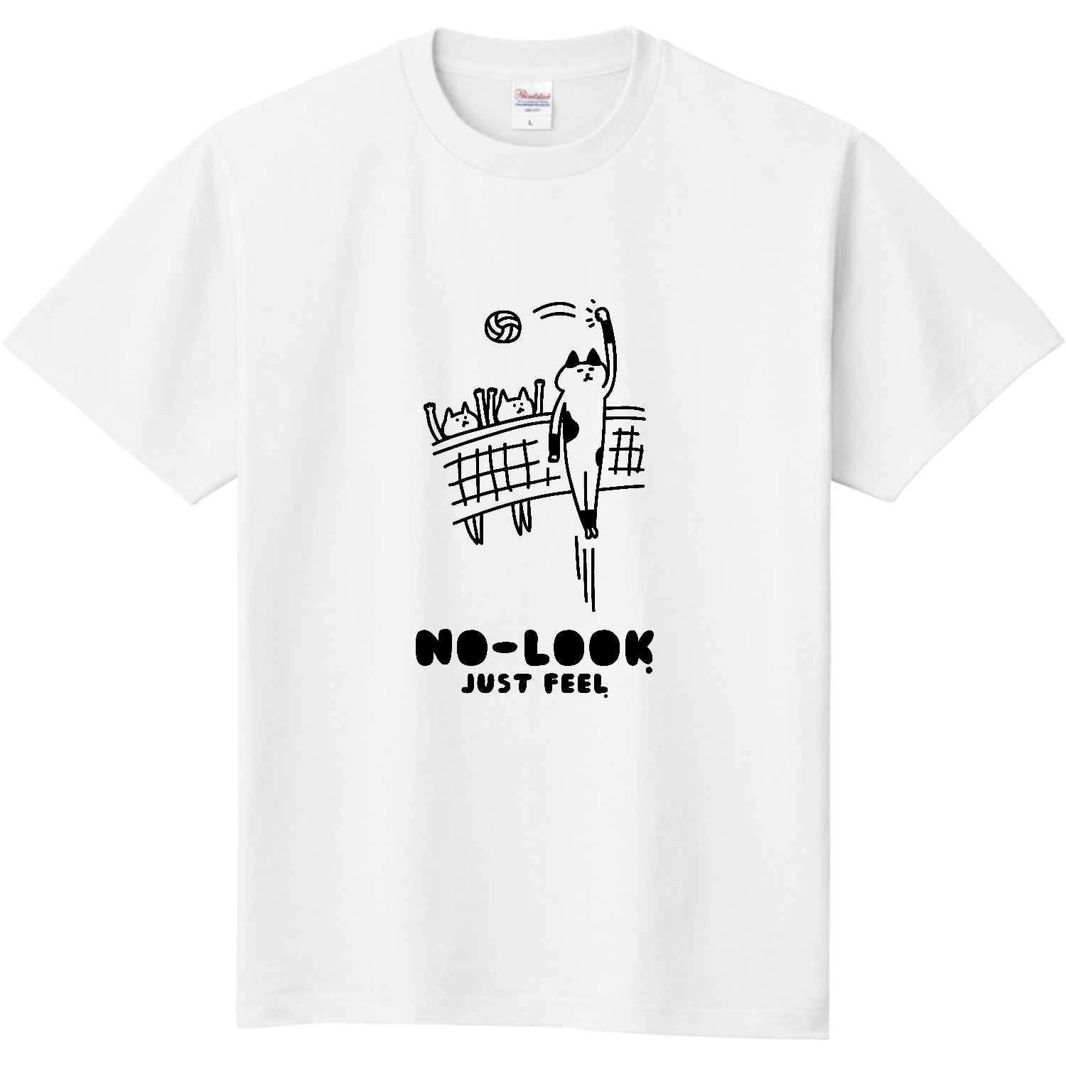 バレーボール 背面でスパイク Tシャツ｜オワリ - オリラボマーケット