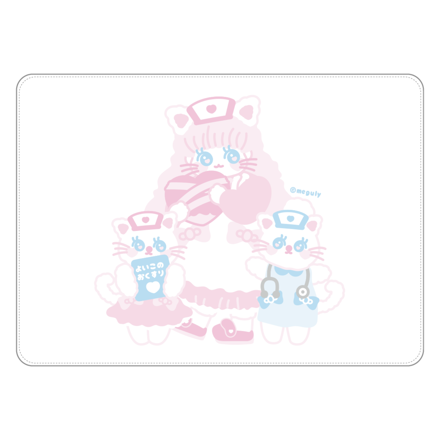 もふにゃんクリニックタブレットケース汎用Mサイズ1