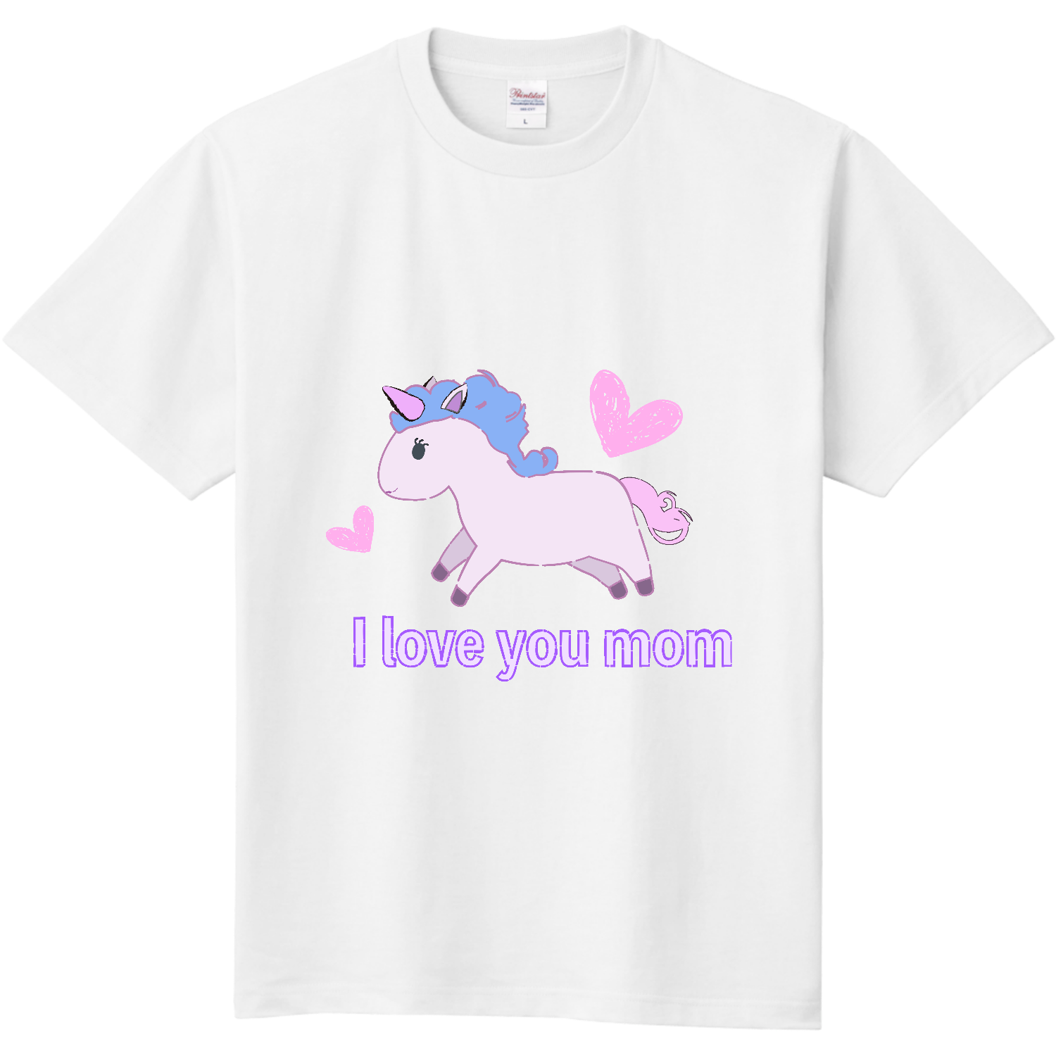 i love you mom ユニコーン Tシャツ｜チコデザ - オリラボマーケット