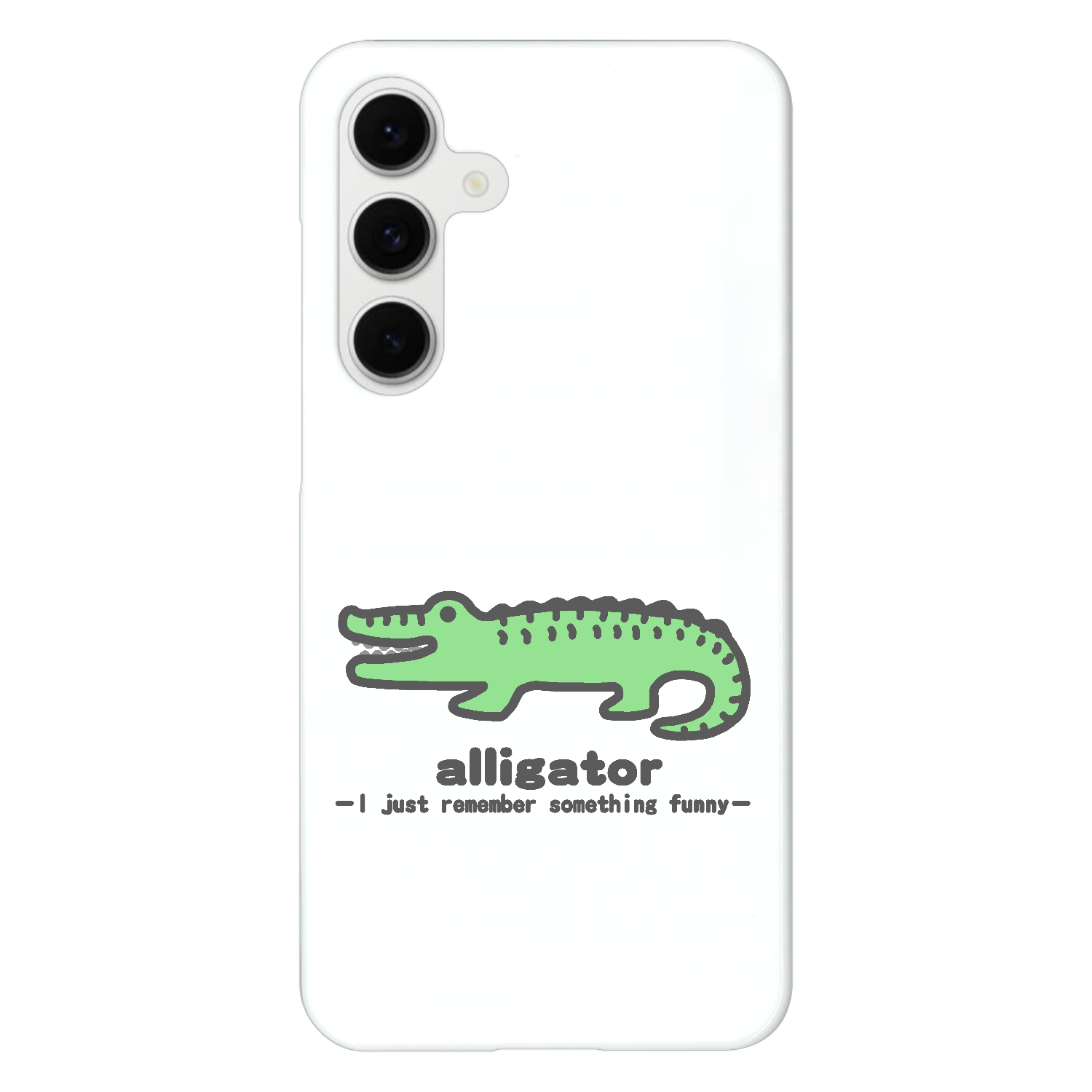 思い出し笑いのワニⅡ Galaxy S24 FE ハードケース