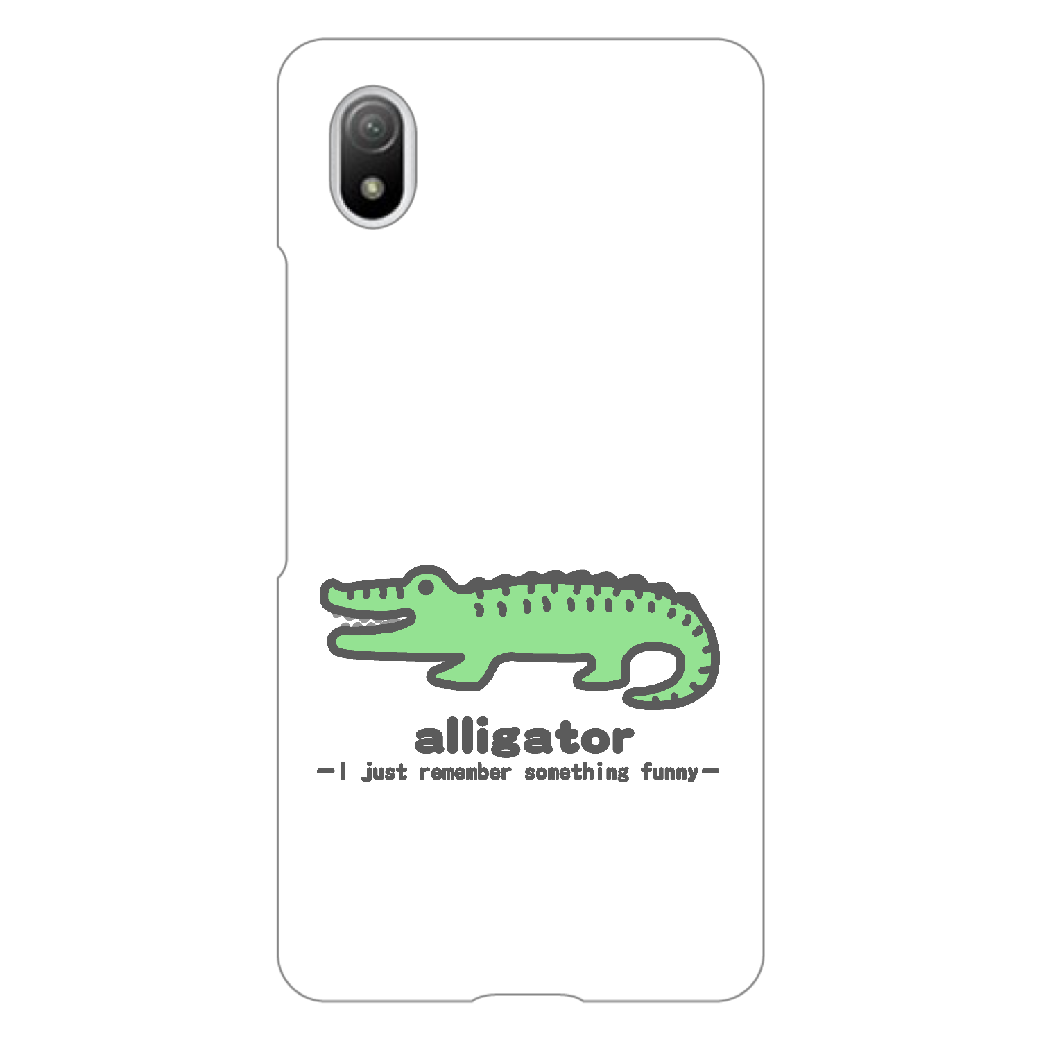 思い出し笑いのワニⅡ Xperia Ace III (SO-53C/SOG08/Y!mobile/UQ mobile)ハードケース