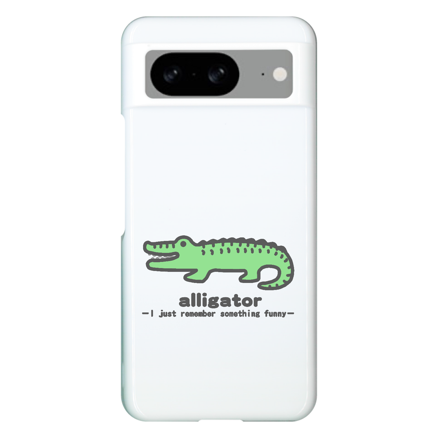 思い出し笑いのワニⅡ Google Pixel 8 ハードケース