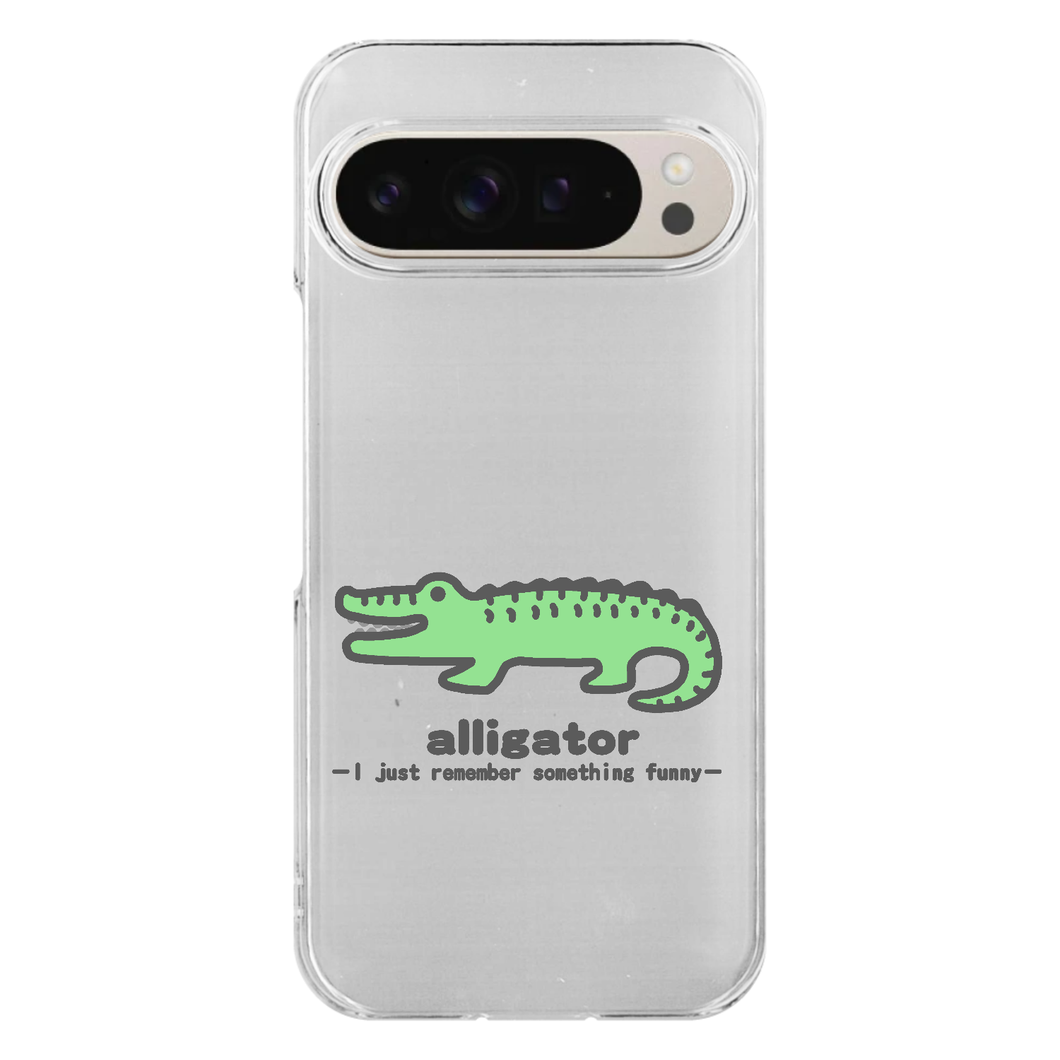 思い出し笑いのワニⅡ Google Pixel9/9Pro ハードケース