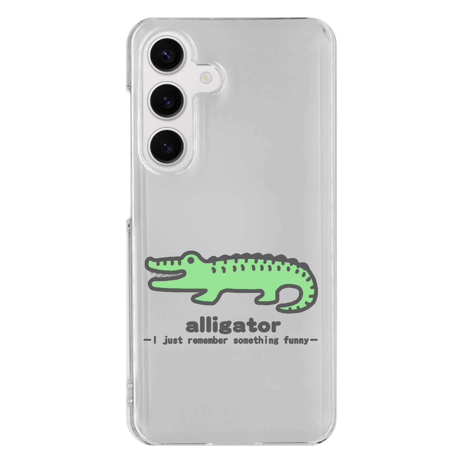 思い出し笑いのワニⅡ Galaxy S24 (SC-51E/SCG25) ハードケース